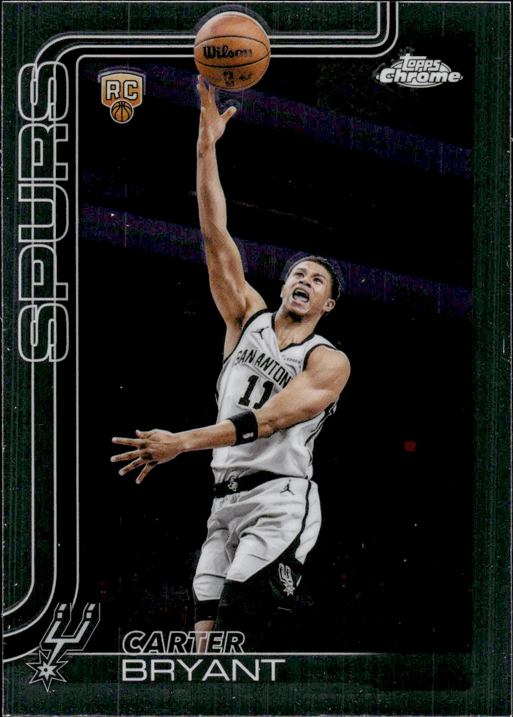 Carter Bryant #164 Rookie Card 2025 Topps Chrome Update Basketball basketball rookie card - Front