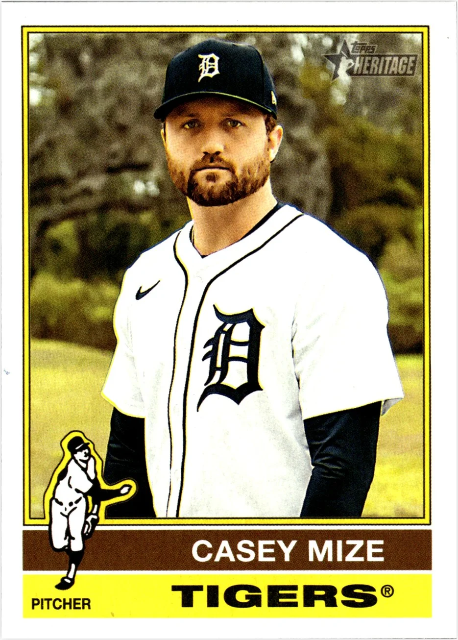 Casey Mize 2025 Topps Heritage #598 baseball card - Front