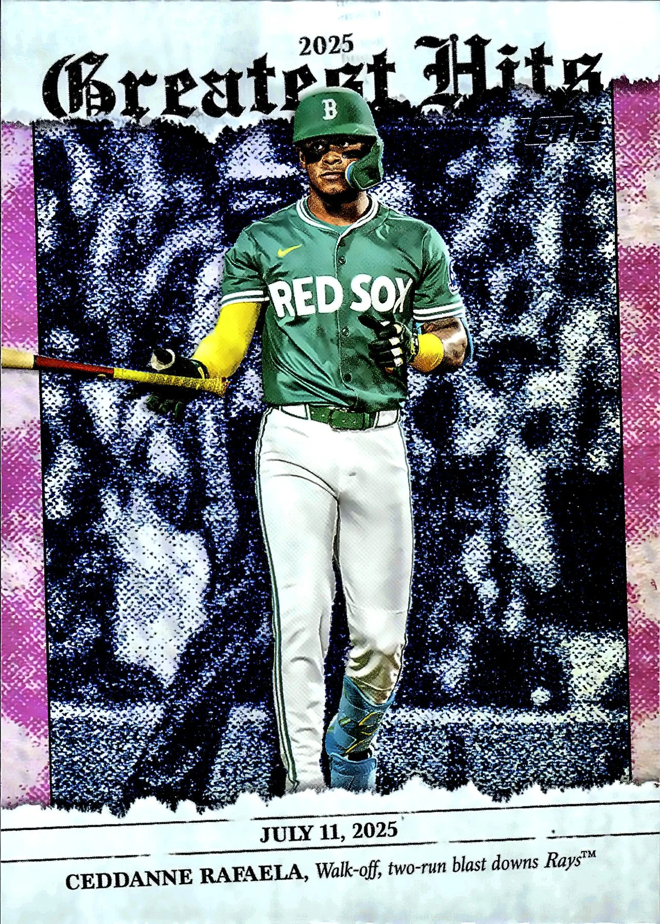 Ceddanne Rafaela 2026 Topps #GH-3 2025 Greatest Hits baseball card - Front