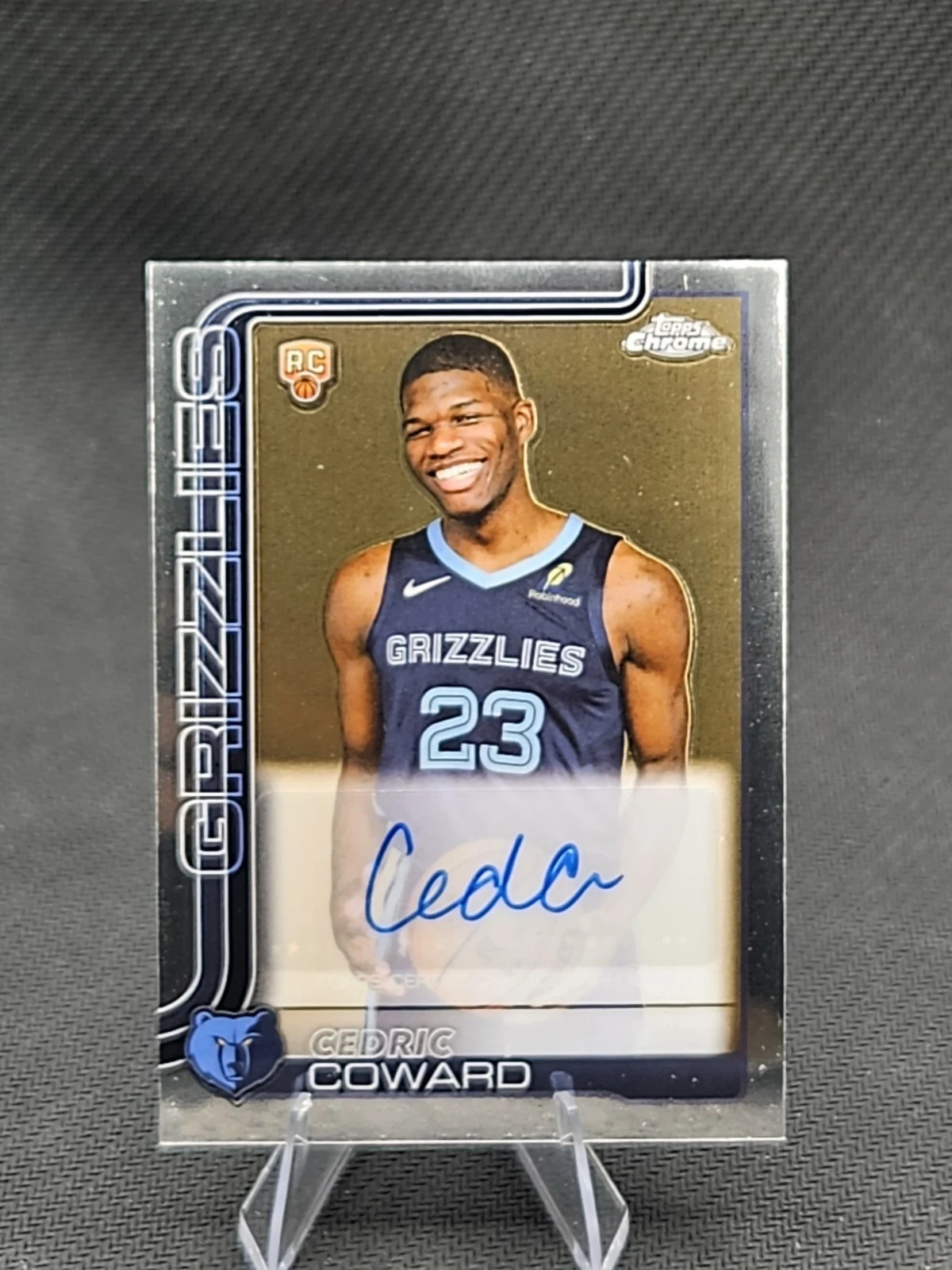 Cedric Coward 2025-26 Topps Chrome card