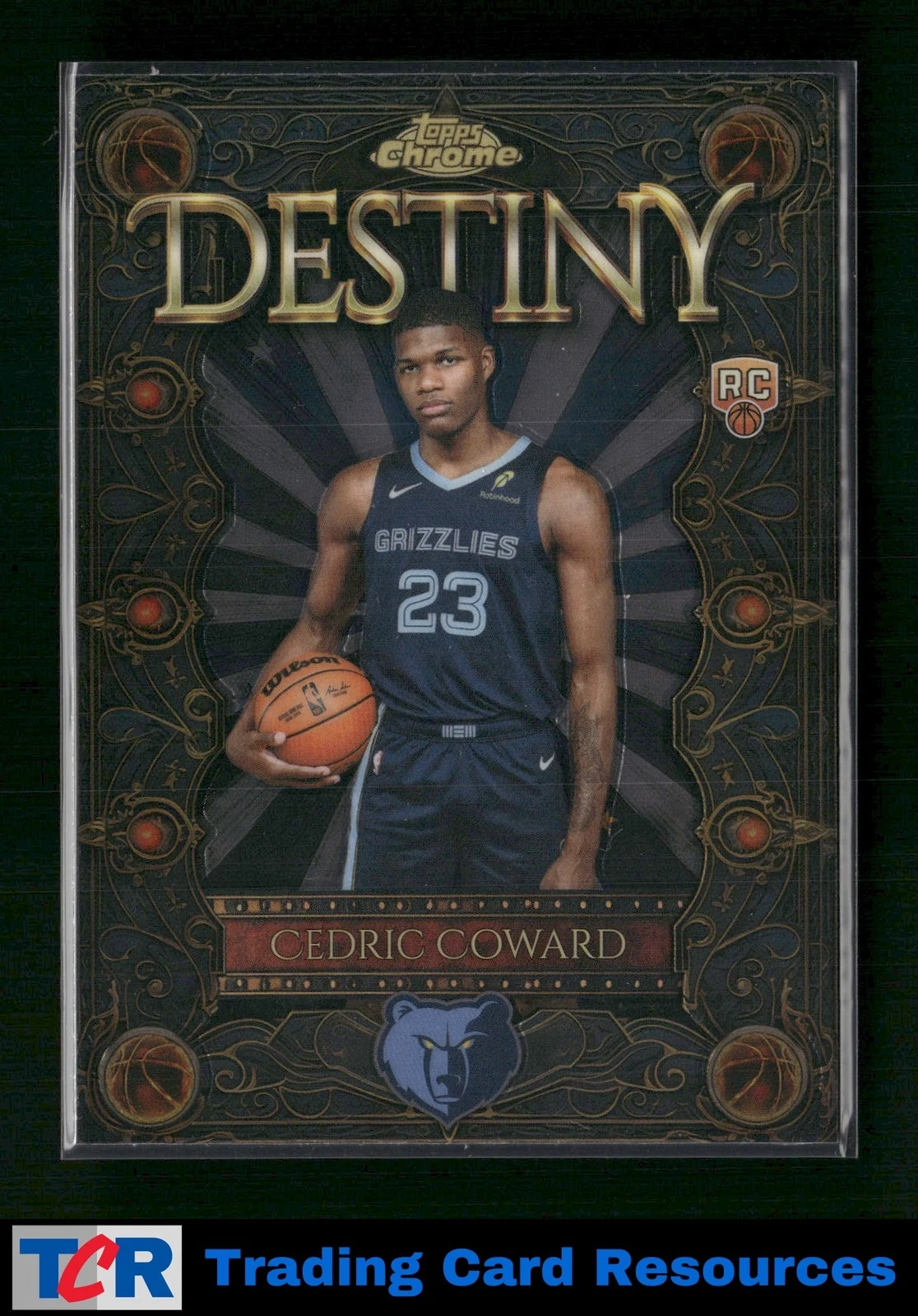 Cedric Coward 2025-26 Topps Chrome card