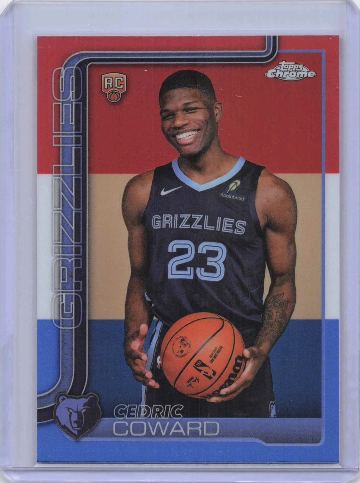 Cedric Coward 2025-26 Topps Chrome card