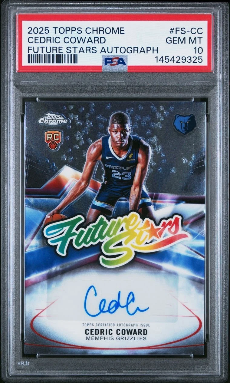 Cedric Coward 2025 Topps Chrome Basketball card