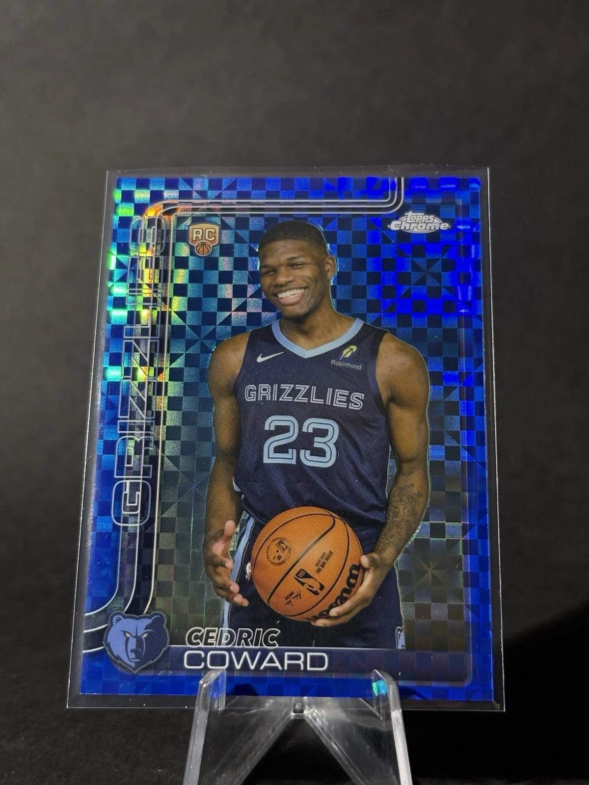 Cedric Coward 2025-26 Topps Chrome card