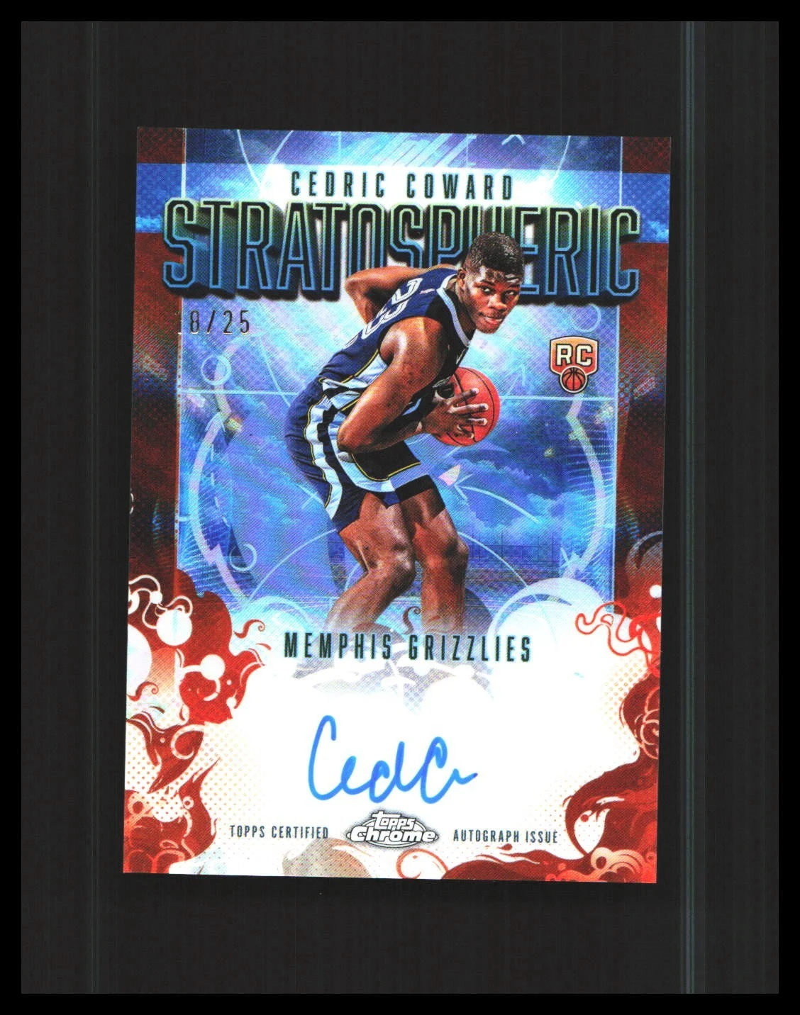 Cedric Coward 2025-26 Topps Chrome card