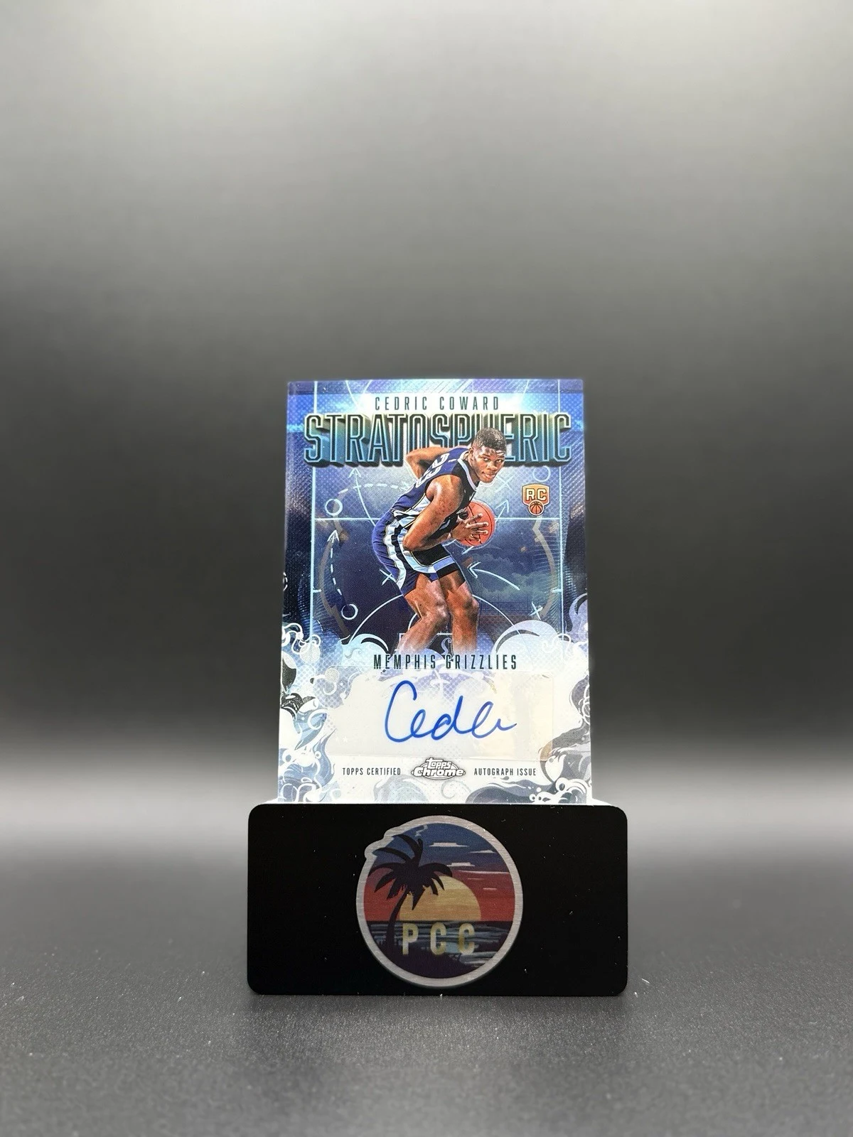 Cedric Coward 2025 Topps Chrome Basketball card