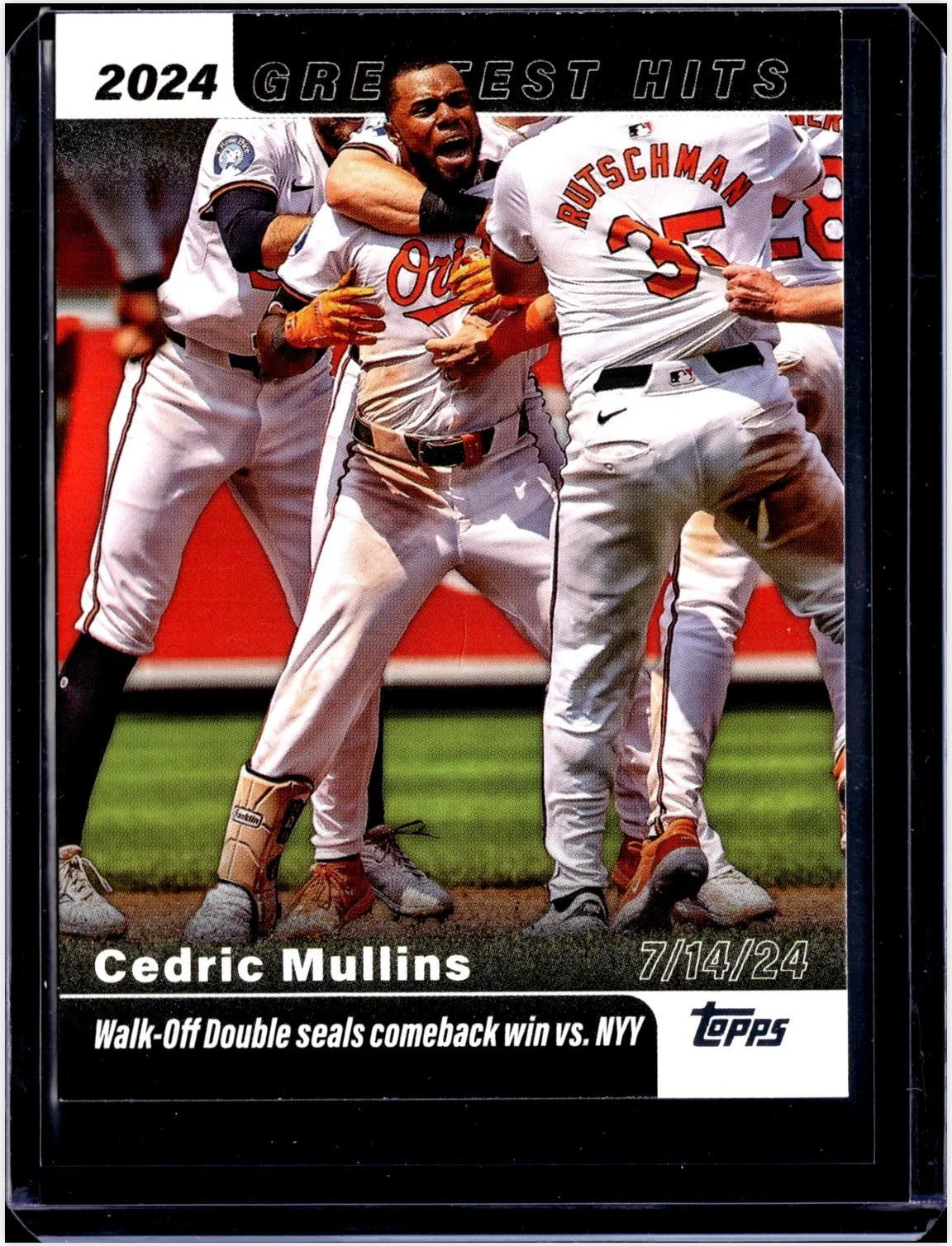 Cedric Mullins 2025 Topps #GH-20 2024 Greatest Hits baseball card - Front