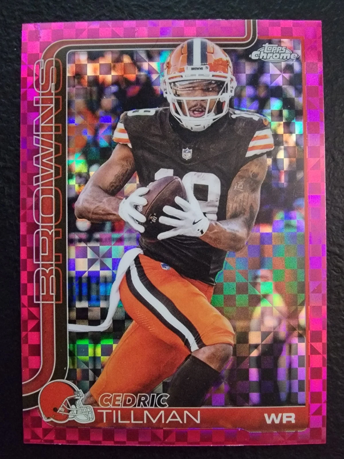 Cedric Tillman 2025 Topps Chrome Football card