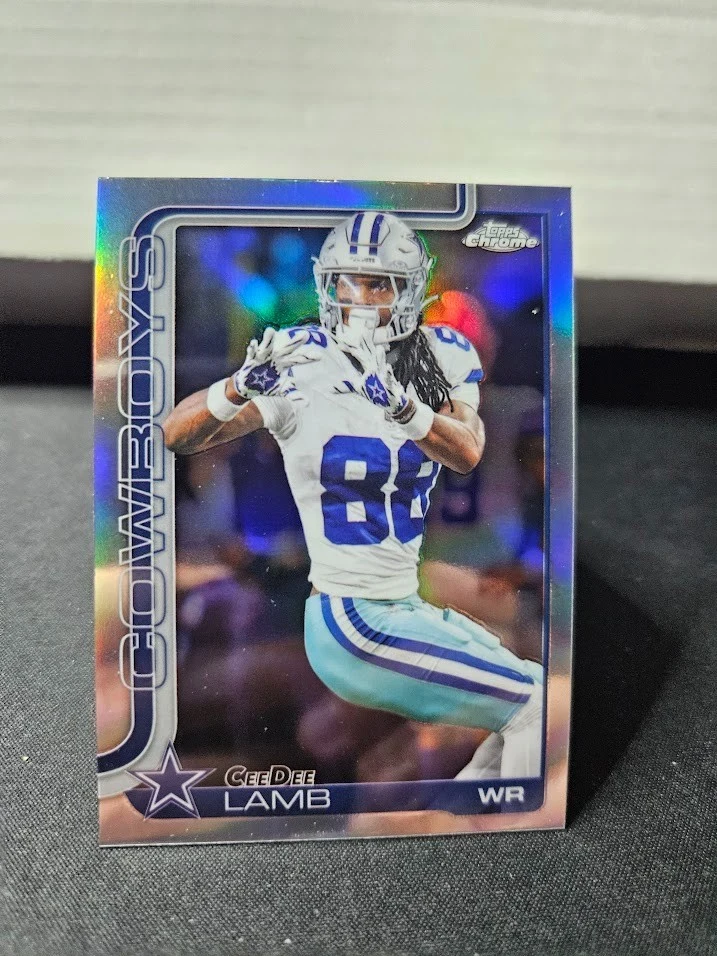 CeeDee Lamb 2025 Topps Chrome Football card