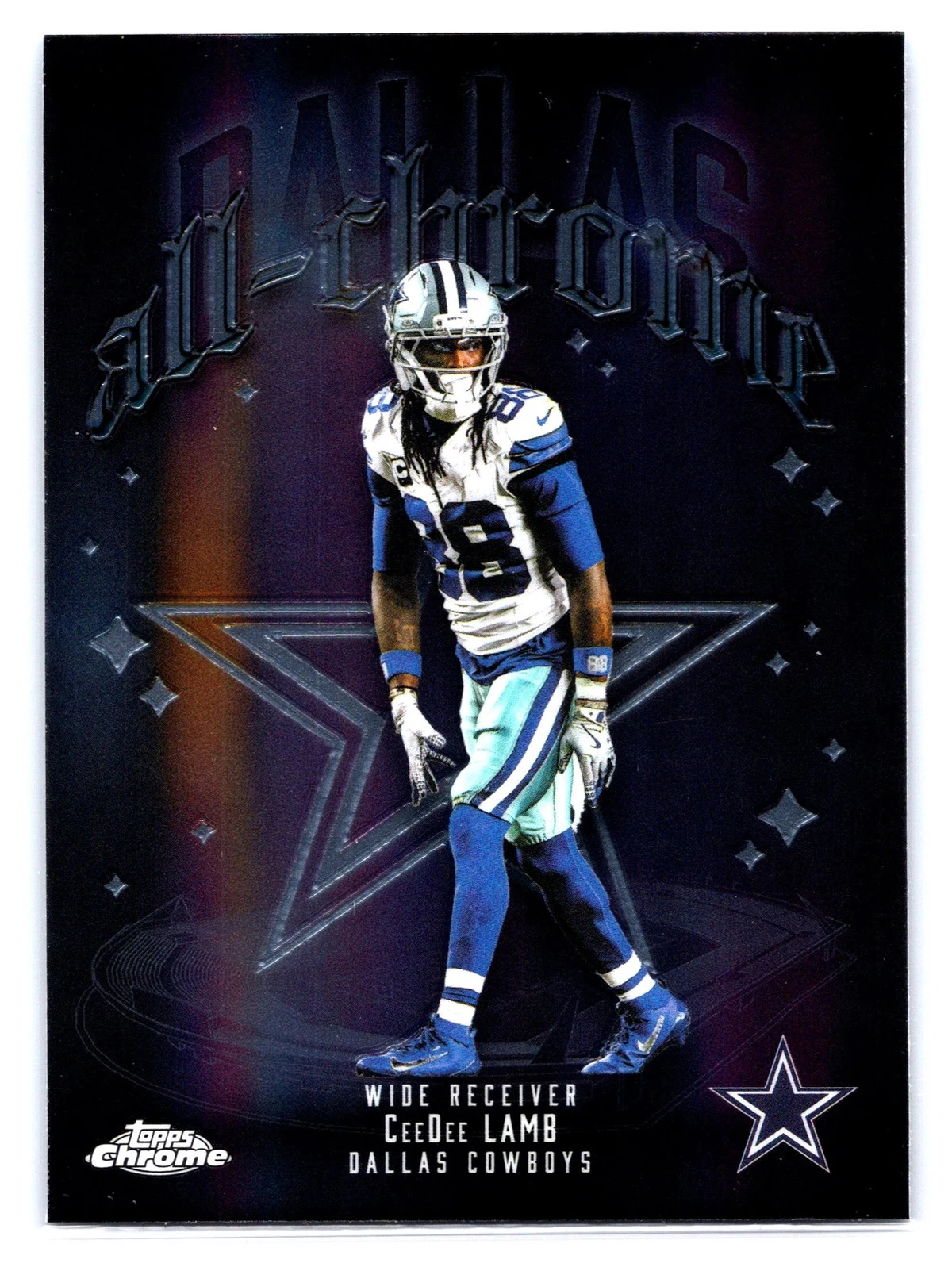 CeeDee Lamb 2025 Topps Chrome Football card