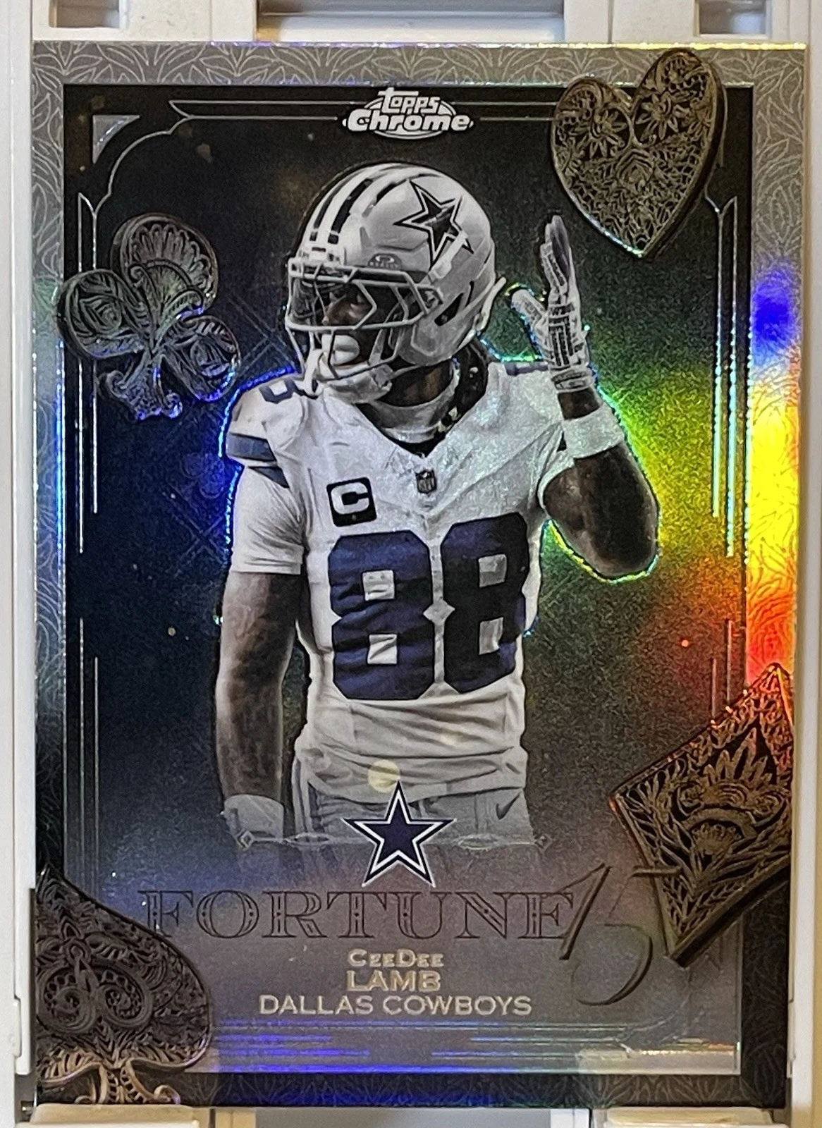CeeDee Lamb 2025 Topps Chrome Football card