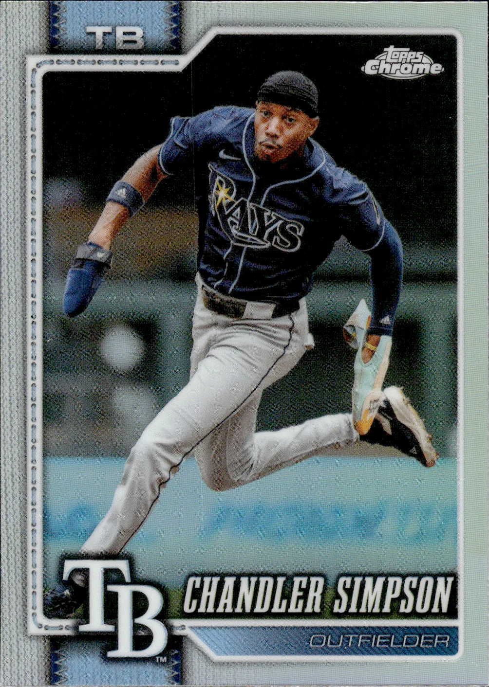 Chandler Simpson #152 Refractor 2026 Topps Chrome Baseball baseball card - Front