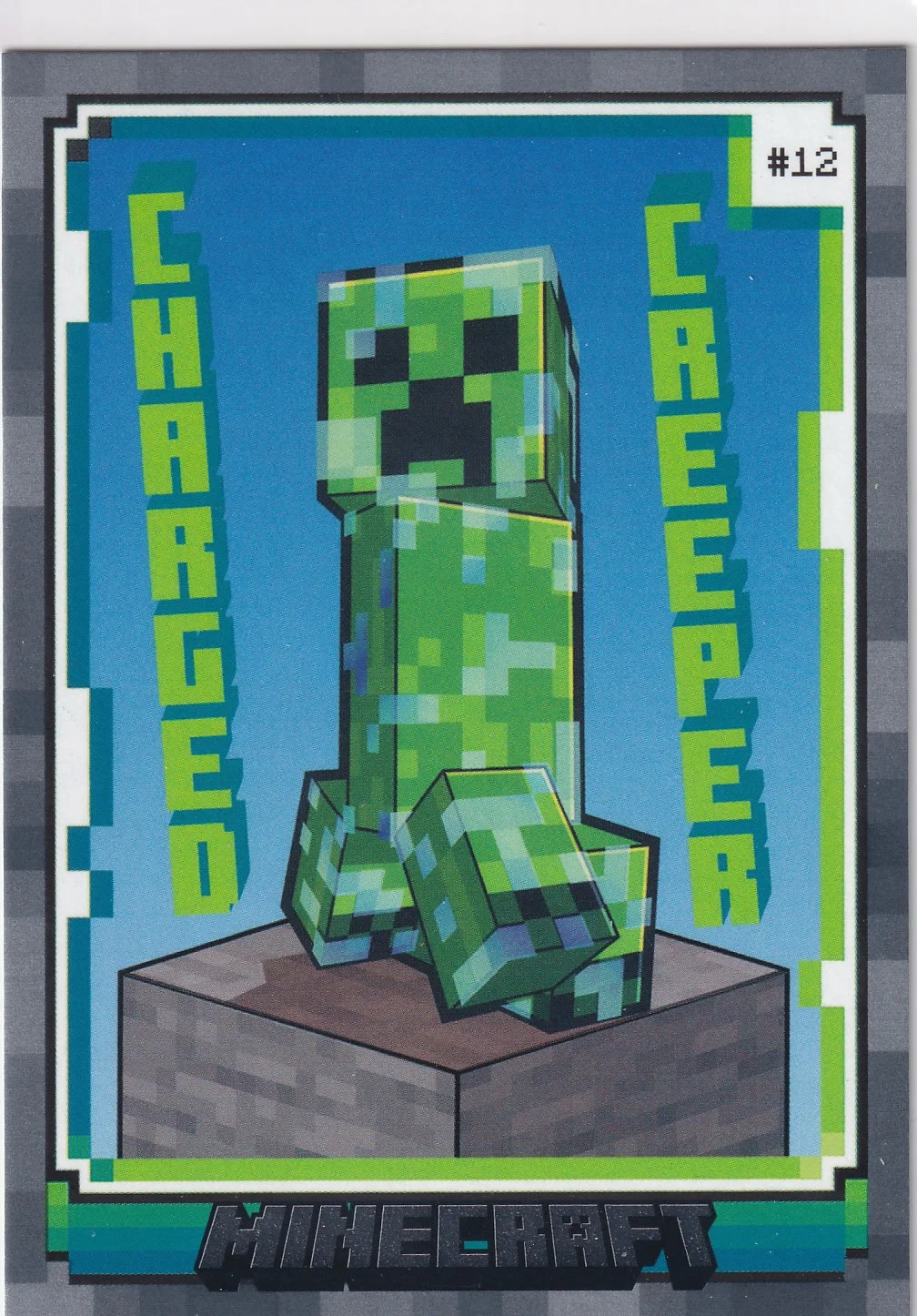 Charged Creeper 2024 Panini Minecraft #12 trading card - Front