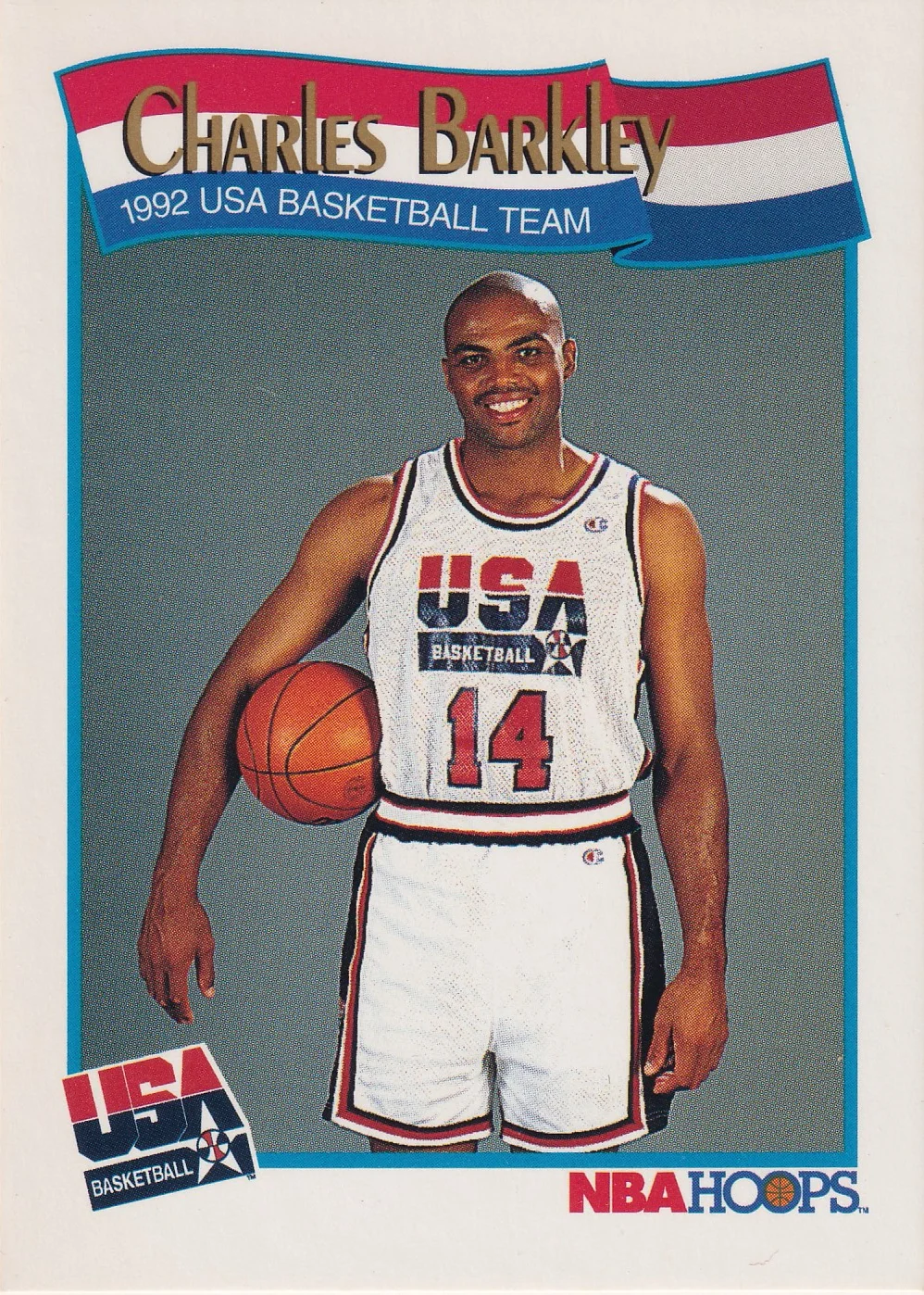 Charles Barkley 1991-92 Hoops #575 basketball card - Front