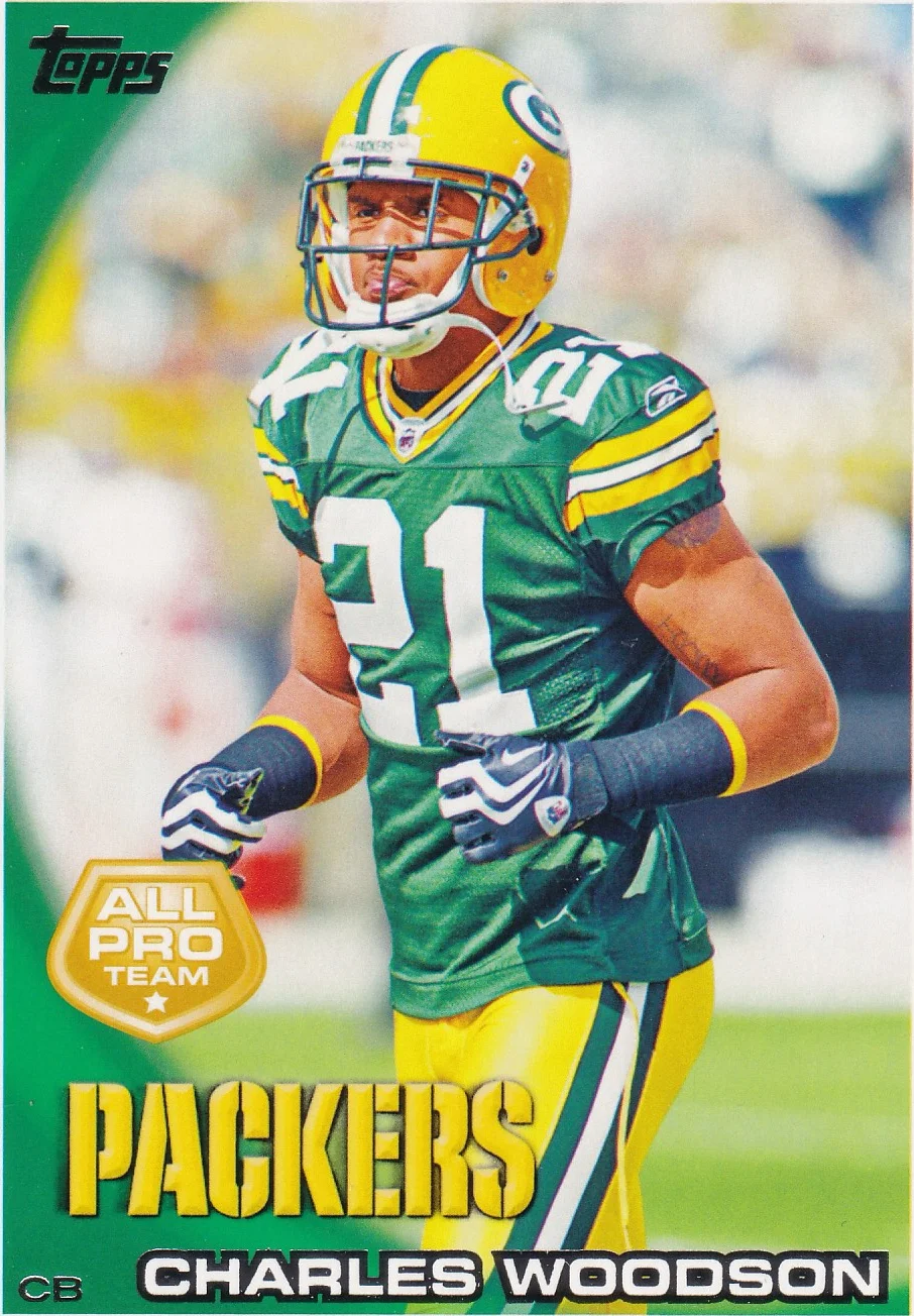 Charles Woodson 2010 Topps #41 football card - Front