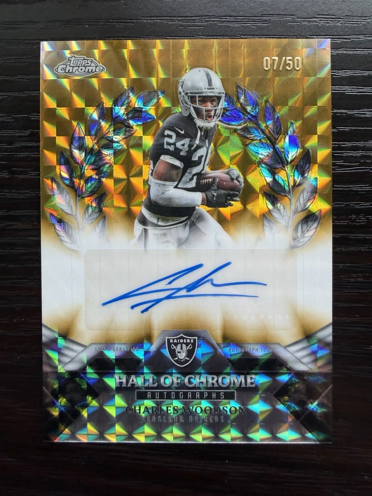 Charles Woodson 2025 Topps Chrome Football card