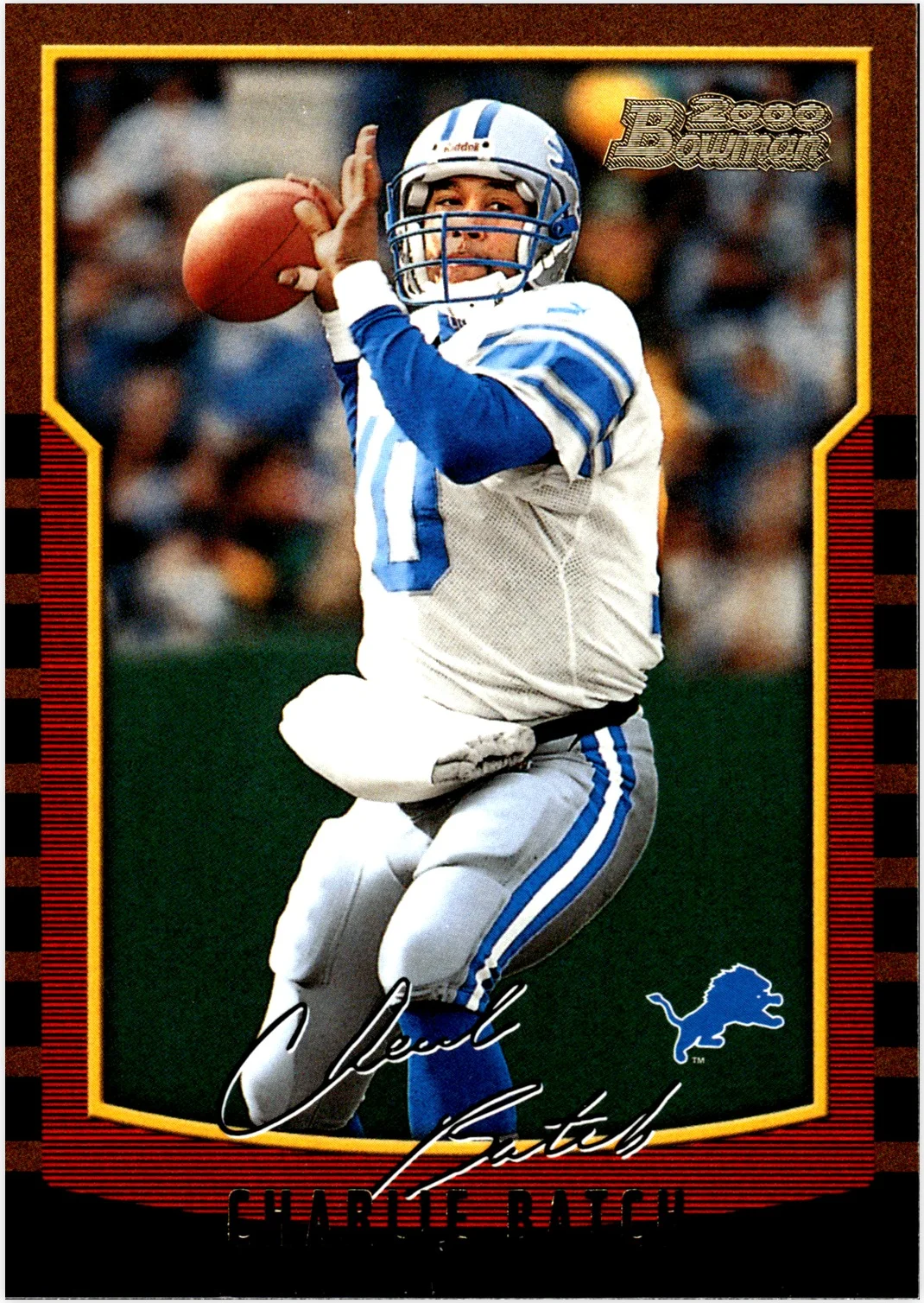 Charlie Batch 2000 Bowman #30 football card - Front