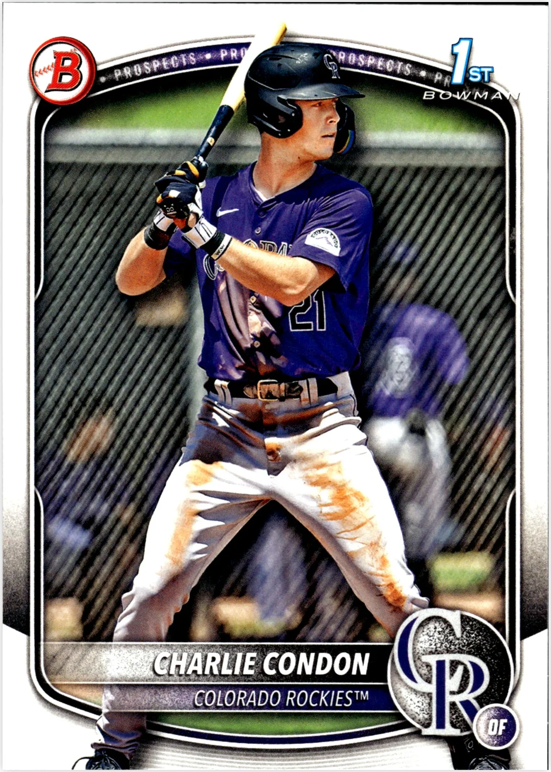 Charlie Condon 2025 Bowman #BP-75 Prospects baseball card - Front