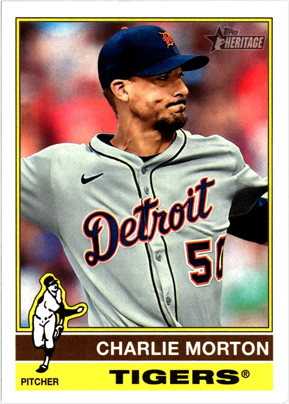 Charlie Morton 2025 Topps Heritage #508 baseball card - Front