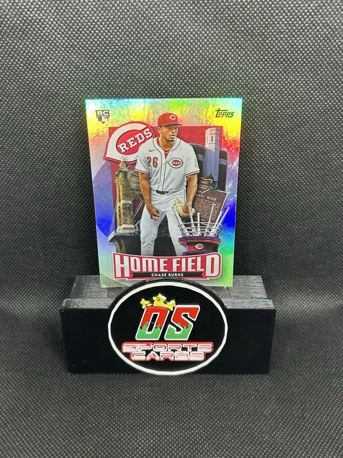Chase Burns #HA-16 2026 Topps Series 1 Baseball Home Field Advantage front