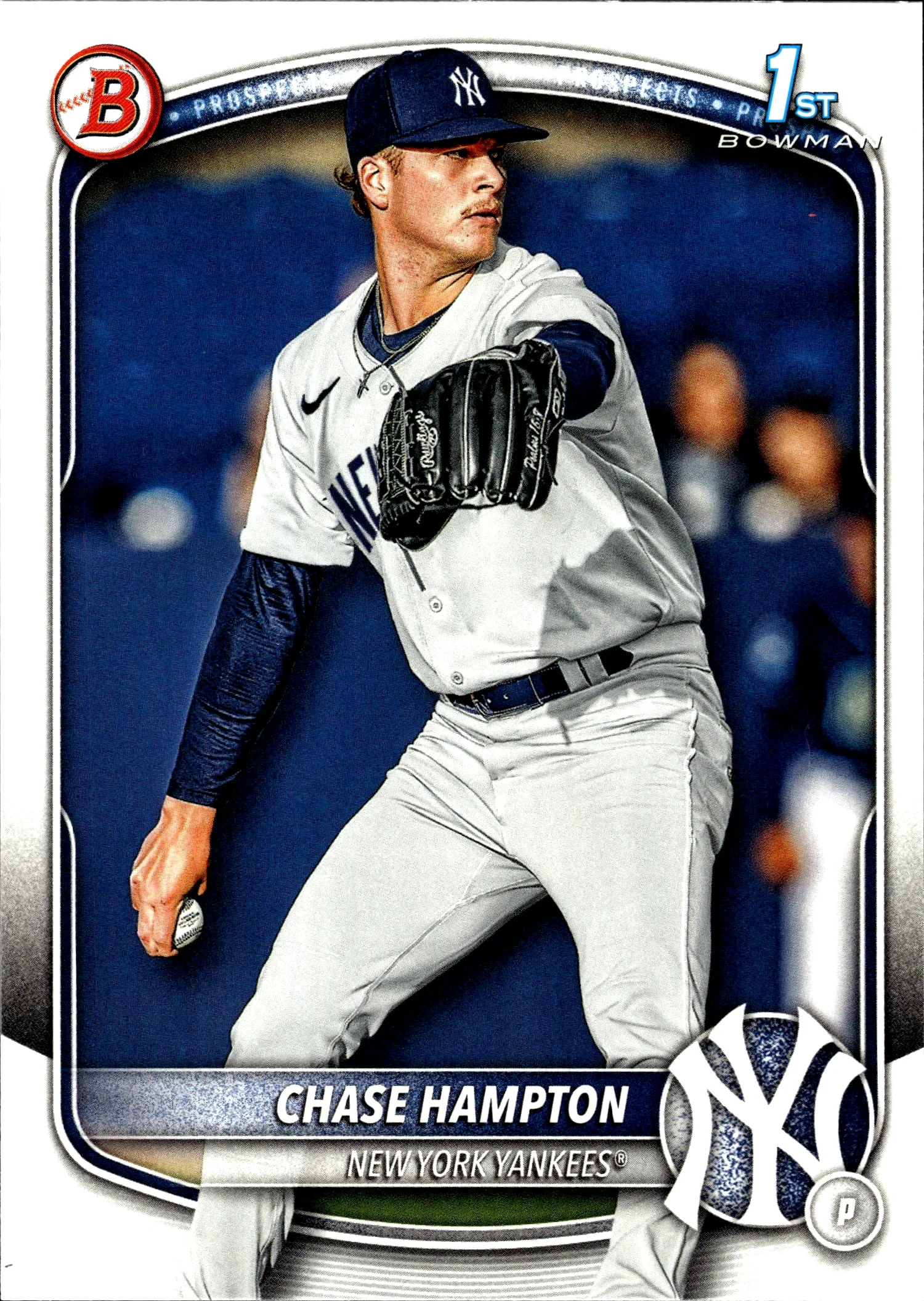Chase Hampton 2025 Bowman #BP-57 Prospects baseball card - Front