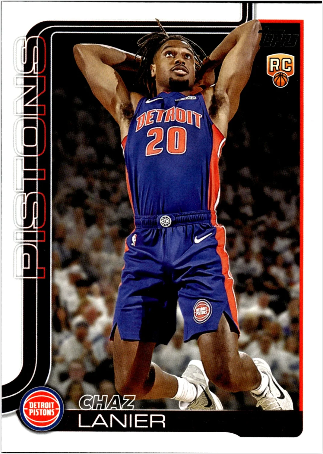 Chaz Lanier Rookie Card 2025-26 Topps #238 basketball rookie card - Front