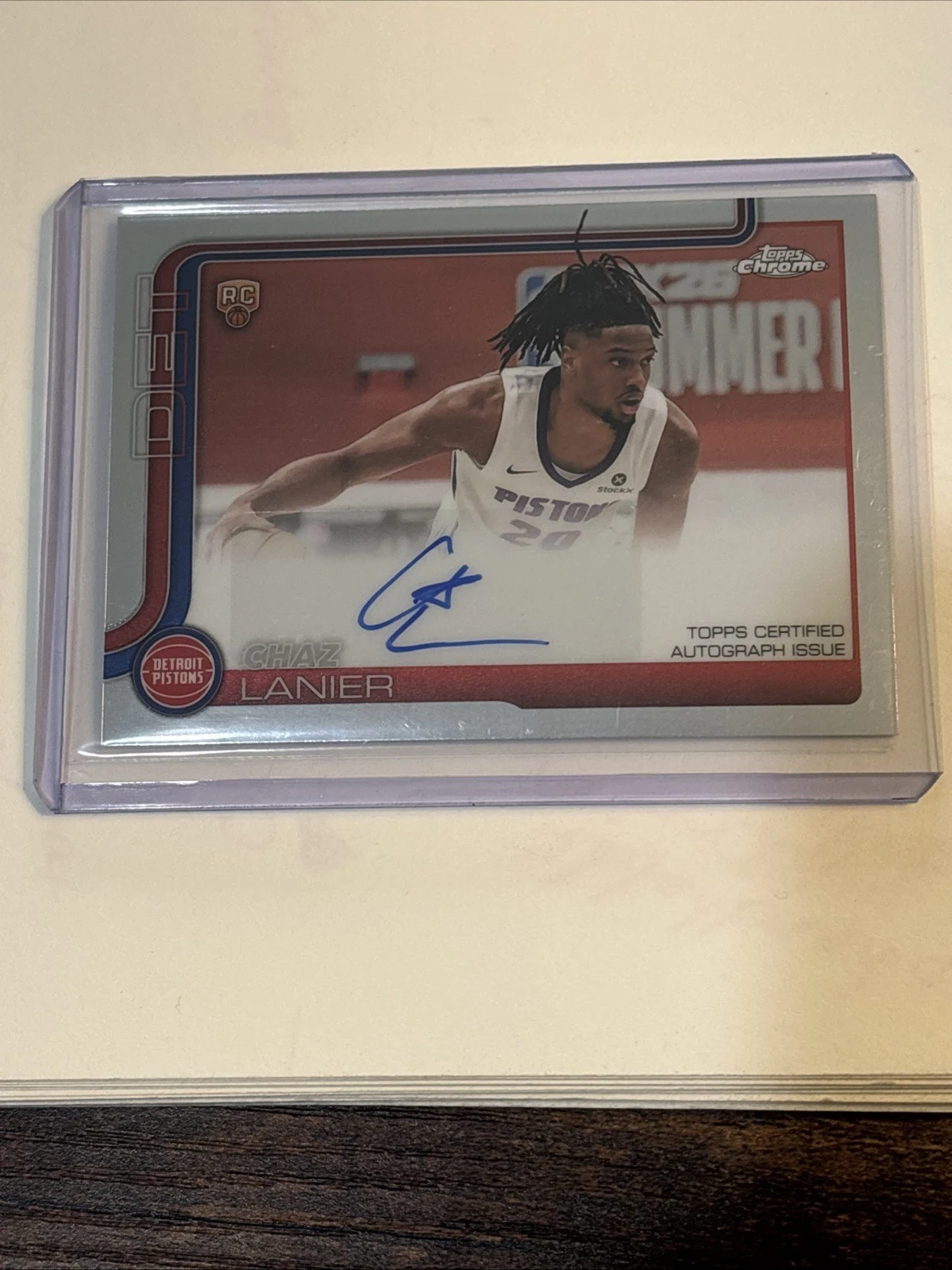 Chaz Lanier 2025 Topps Chrome Basketball card