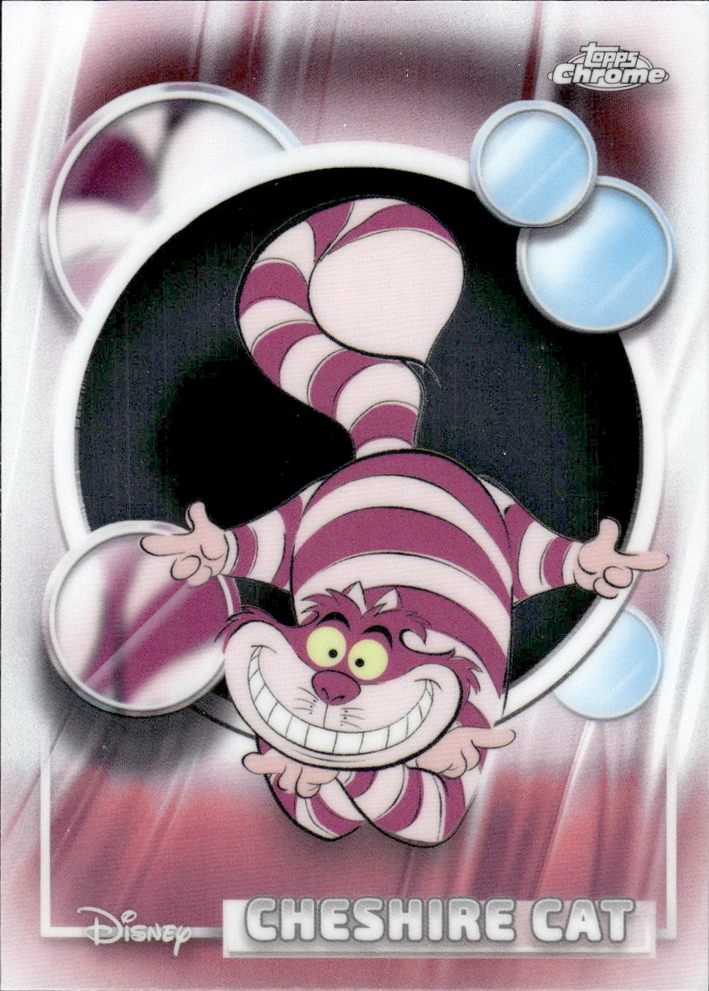 Cheshire Cat #77 2026 Topps Chrome Disney trading card - Front