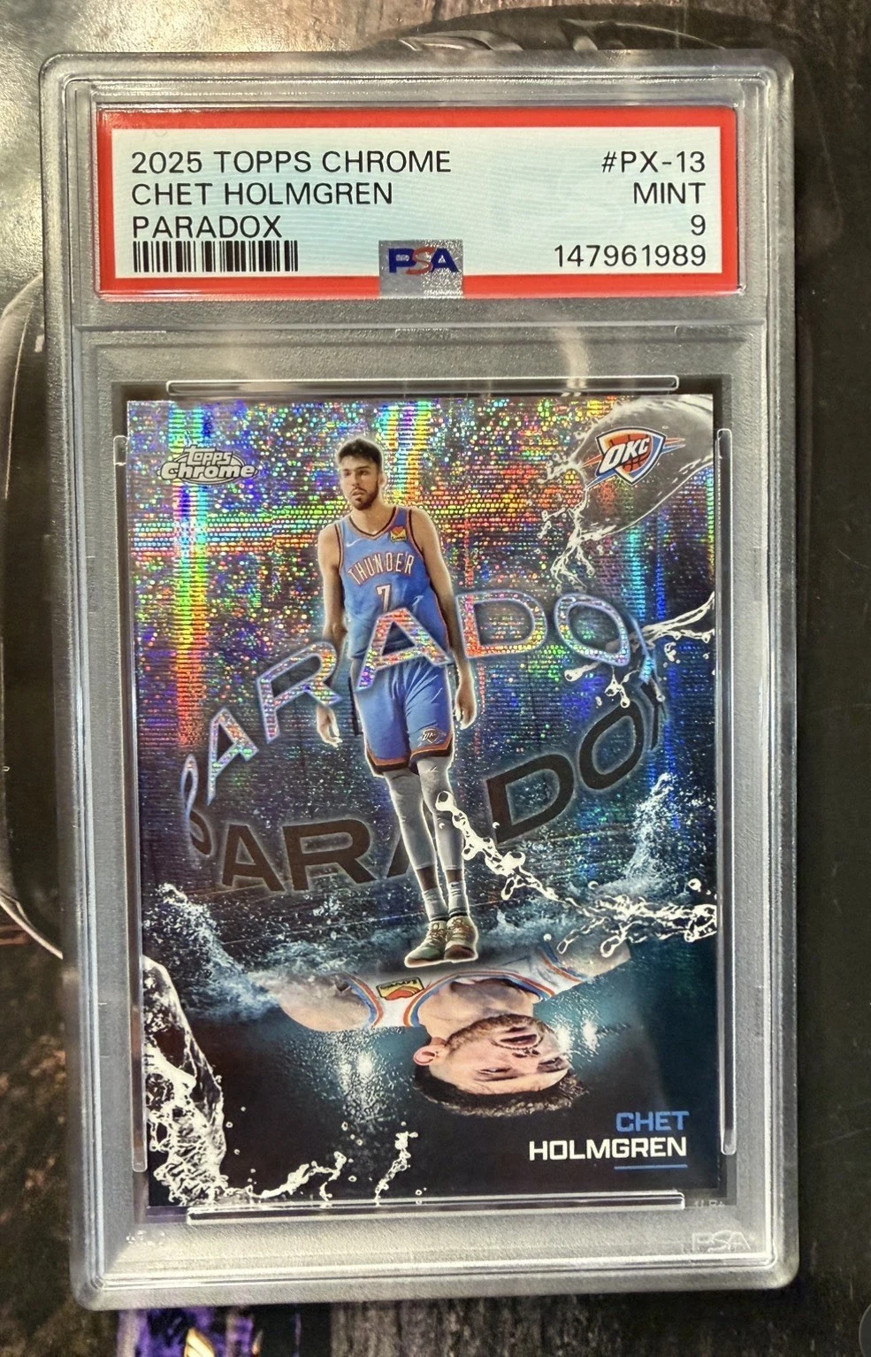 Chet Holmgren 2025 Topps Chrome Basketball card