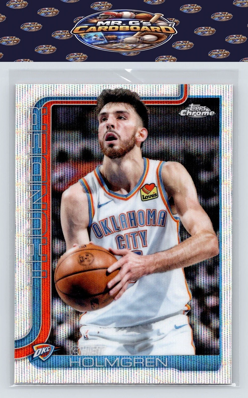 Chet Holmgren 2025-26 Topps Chrome card