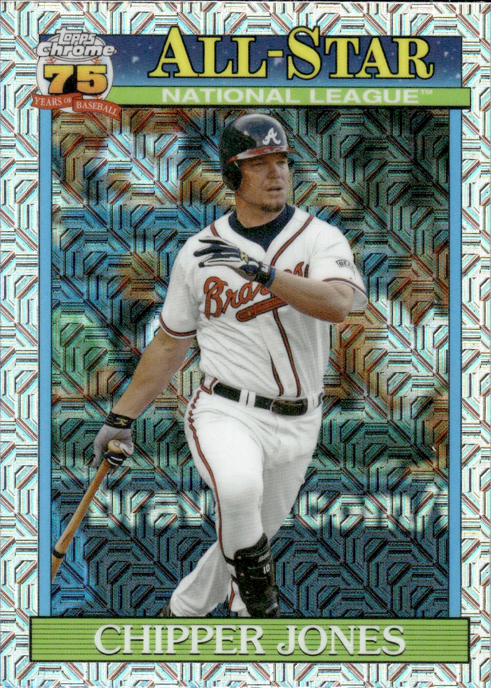 Chipper Jones #91ASC-3 Mojo Silver Pack 2026 Topps Series 2 Baseball All-Star baseball card - Front