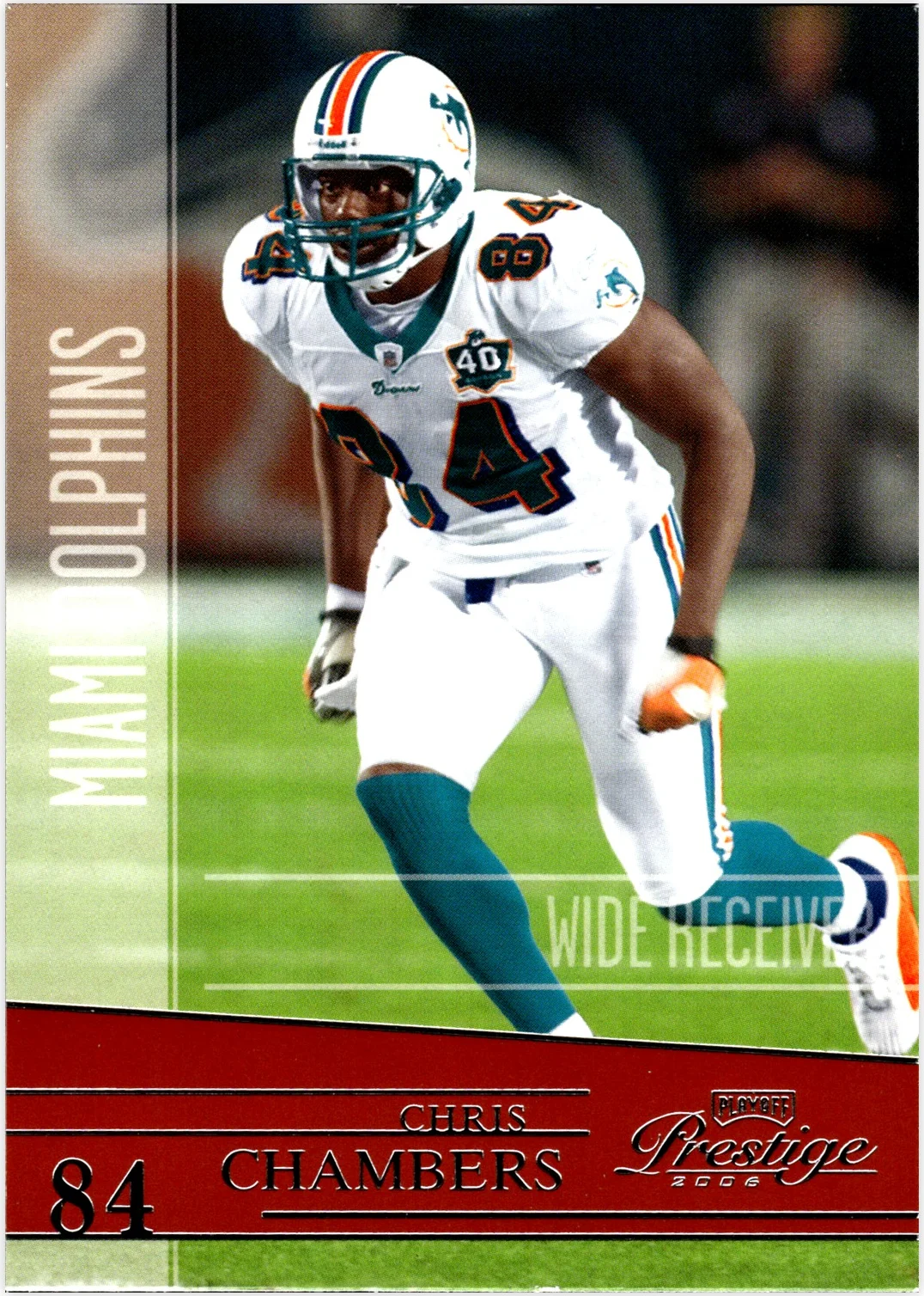 Chris Chambers 2006 Playoff Prestige #81 football card - Front