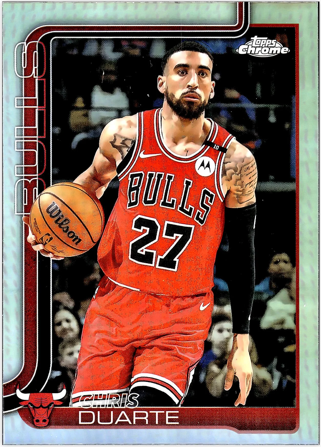Chris Duarte 2025-26 Topps Chrome #83 Refractor basketball card - Front
