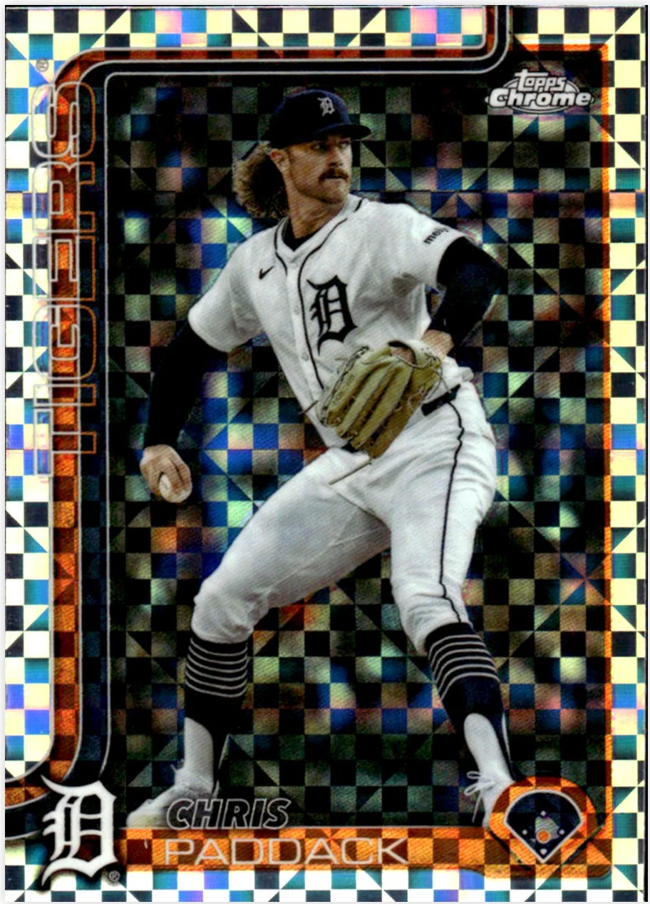 Chris Paddack 2025 Topps Chrome Update #USC10 X-Fractors baseball card - Front
