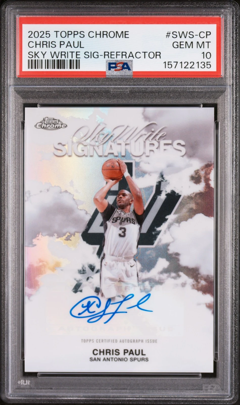 Chris Paul 2025 Topps Chrome Basketball card
