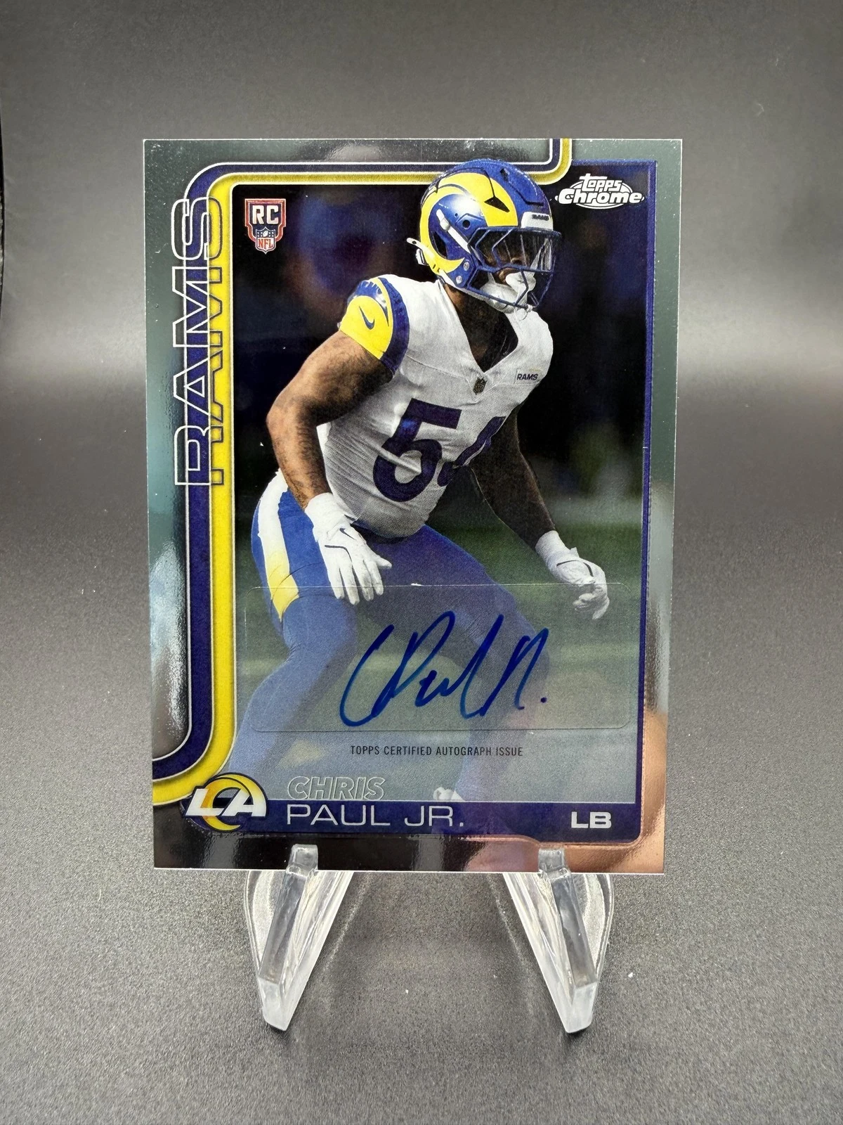 Chris Paul Jr. 2025 Topps Chrome Football card