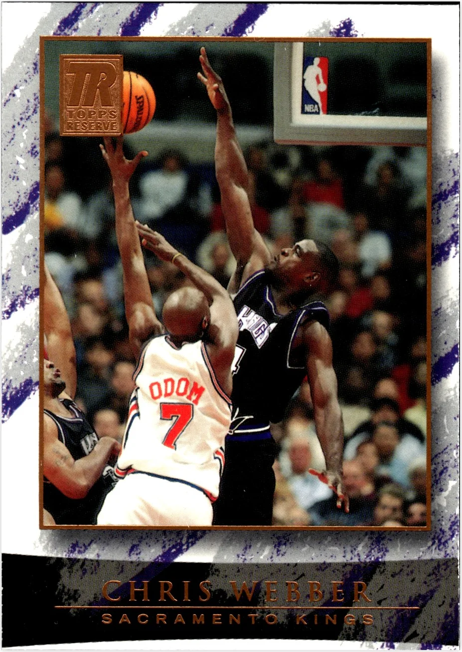 Chris Webber 2000-01 Topps Reserve #65 basketball card - Front