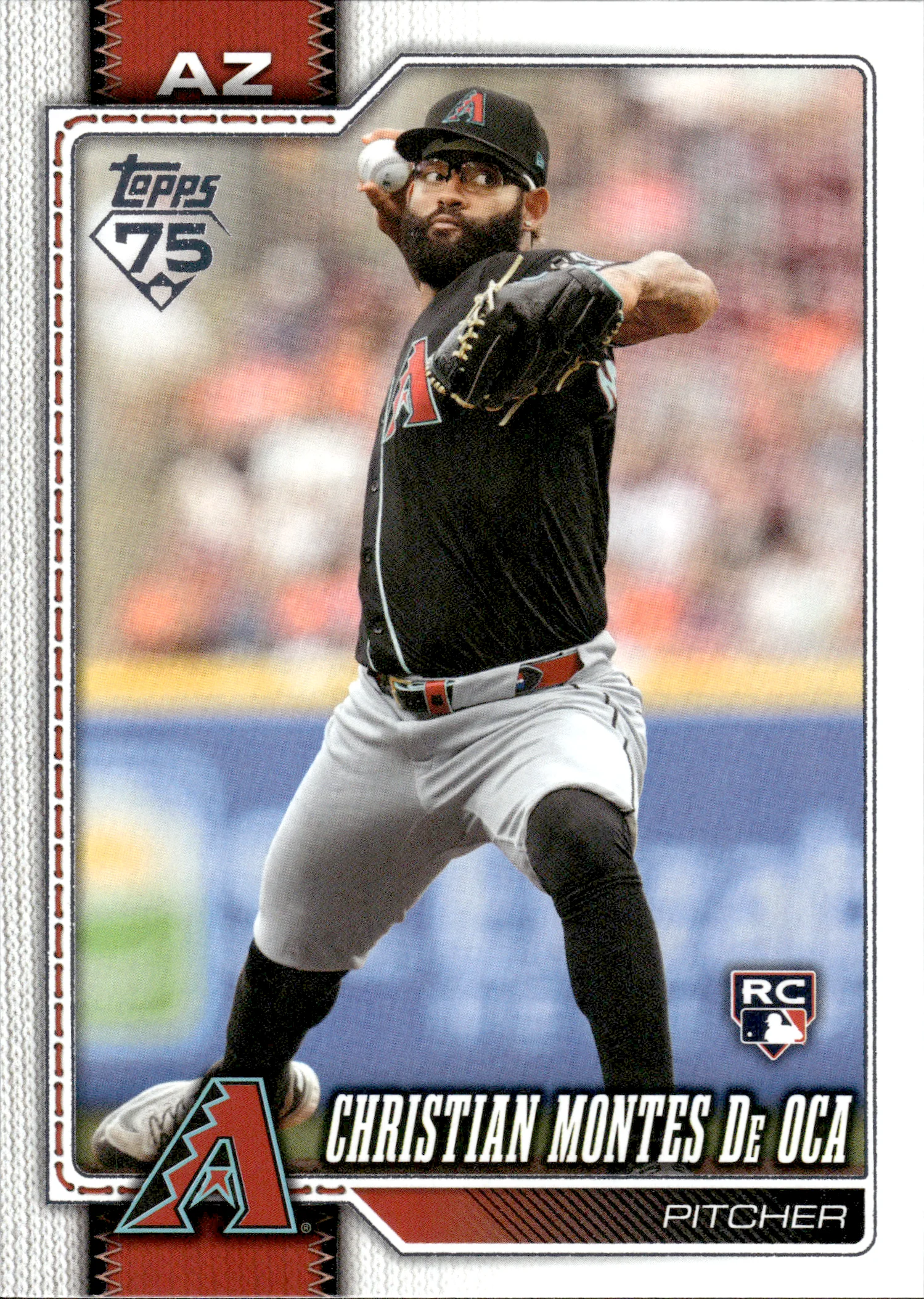 Christian Montes De Oca #644 Rookie Card 2026 Topps Series 2 Baseball baseball rookie card - Front