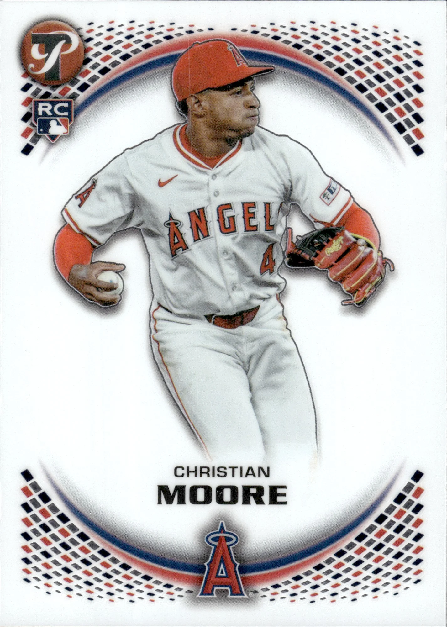 Christian Moore #47 Rookie Card 2026 Topps Pristine Baseball baseball rookie card - Front