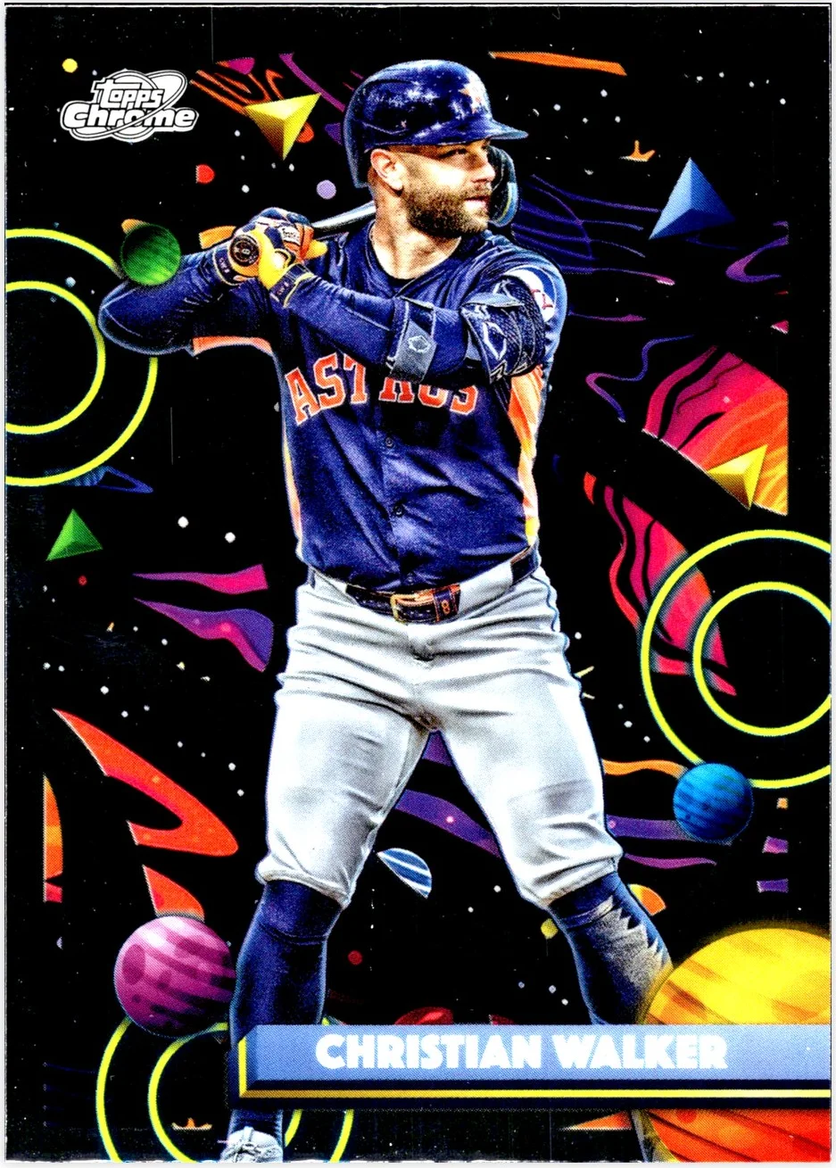 Christian Walker 2025 Topps Chrome Cosmic #33 baseball card - Front