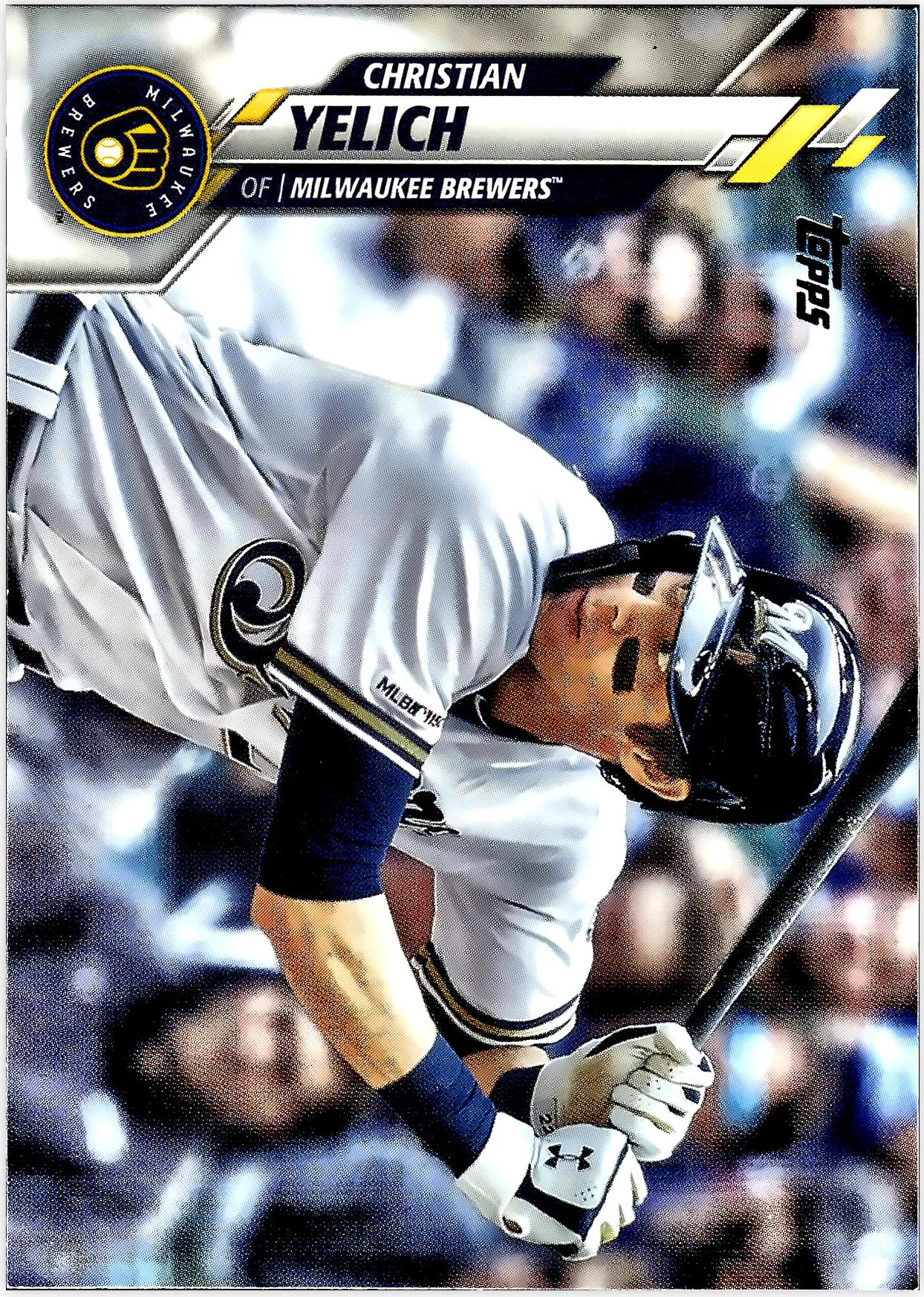 Christian Yelich 2020 Topps #200 baseball card - Front