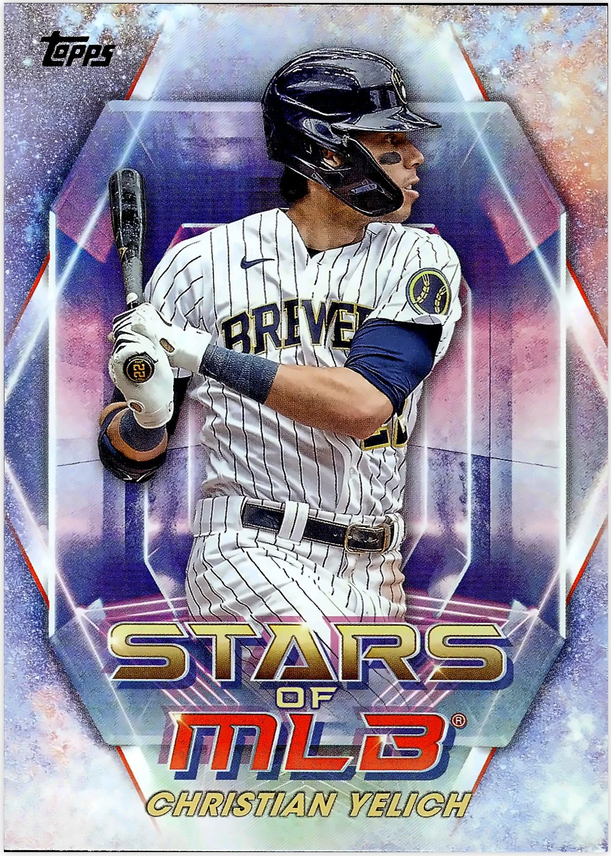 Christian Yelich 2023 Topps #SMLB-11 Stars of MLB baseball card - Front
