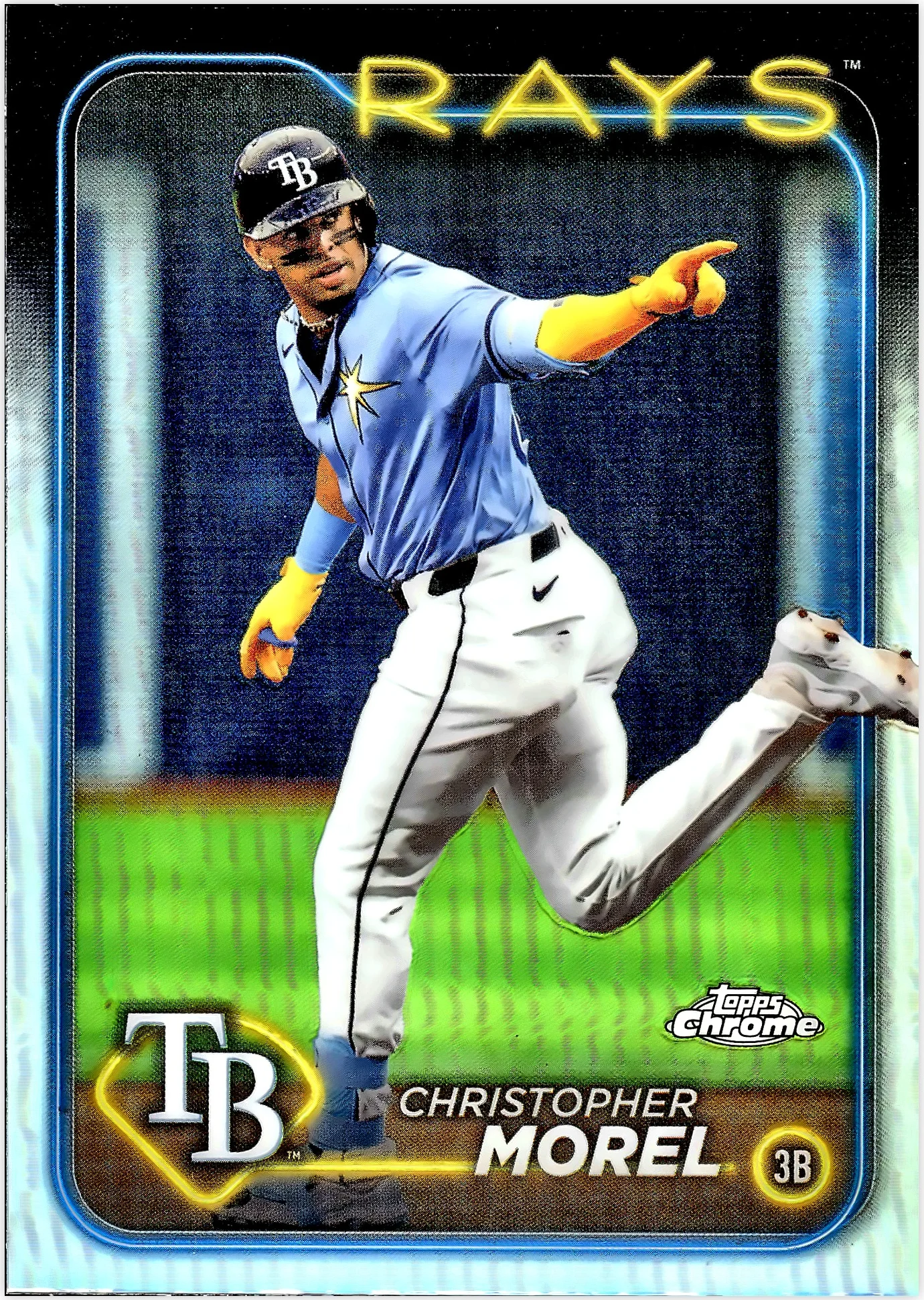 Christopher Morel 2024 Topps Chrome Update #USC3 Refractors baseball card - Front