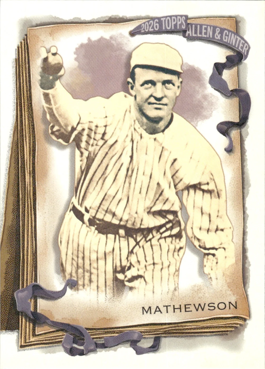 Christy Mathewson #229 2026 Topps Allen & Ginter The World's Champions trading card - Front