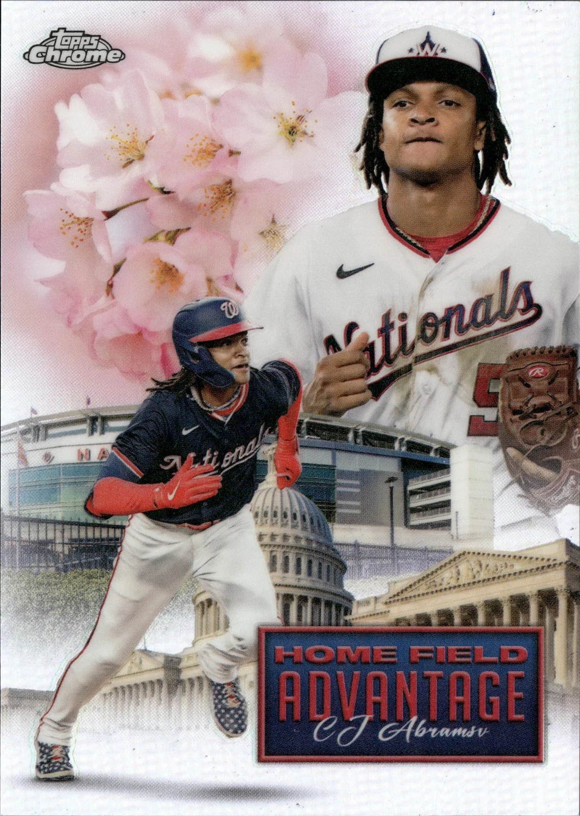 CJ Abrams #HFAC-24 2024 Topps Chrome Update Baseball Home Field Advantage front