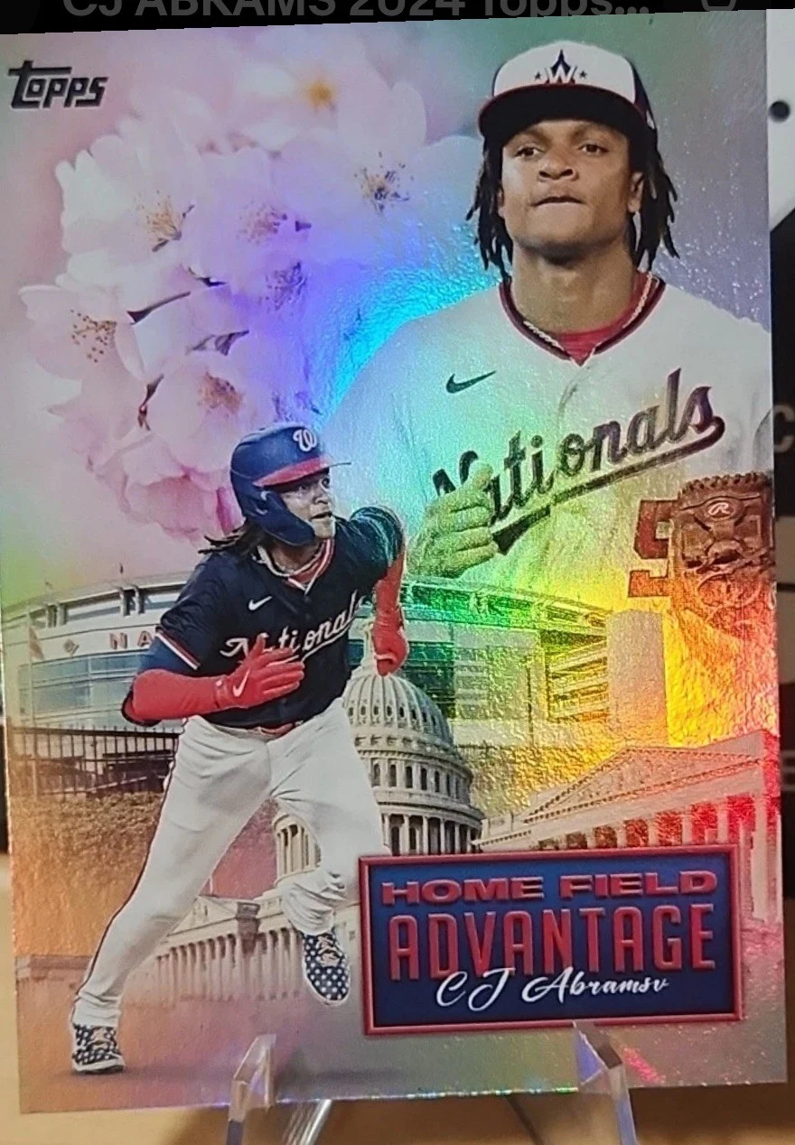 CJ Abrams #HFA-39 2024 Topps Update Series Baseball Home Field Advantage front