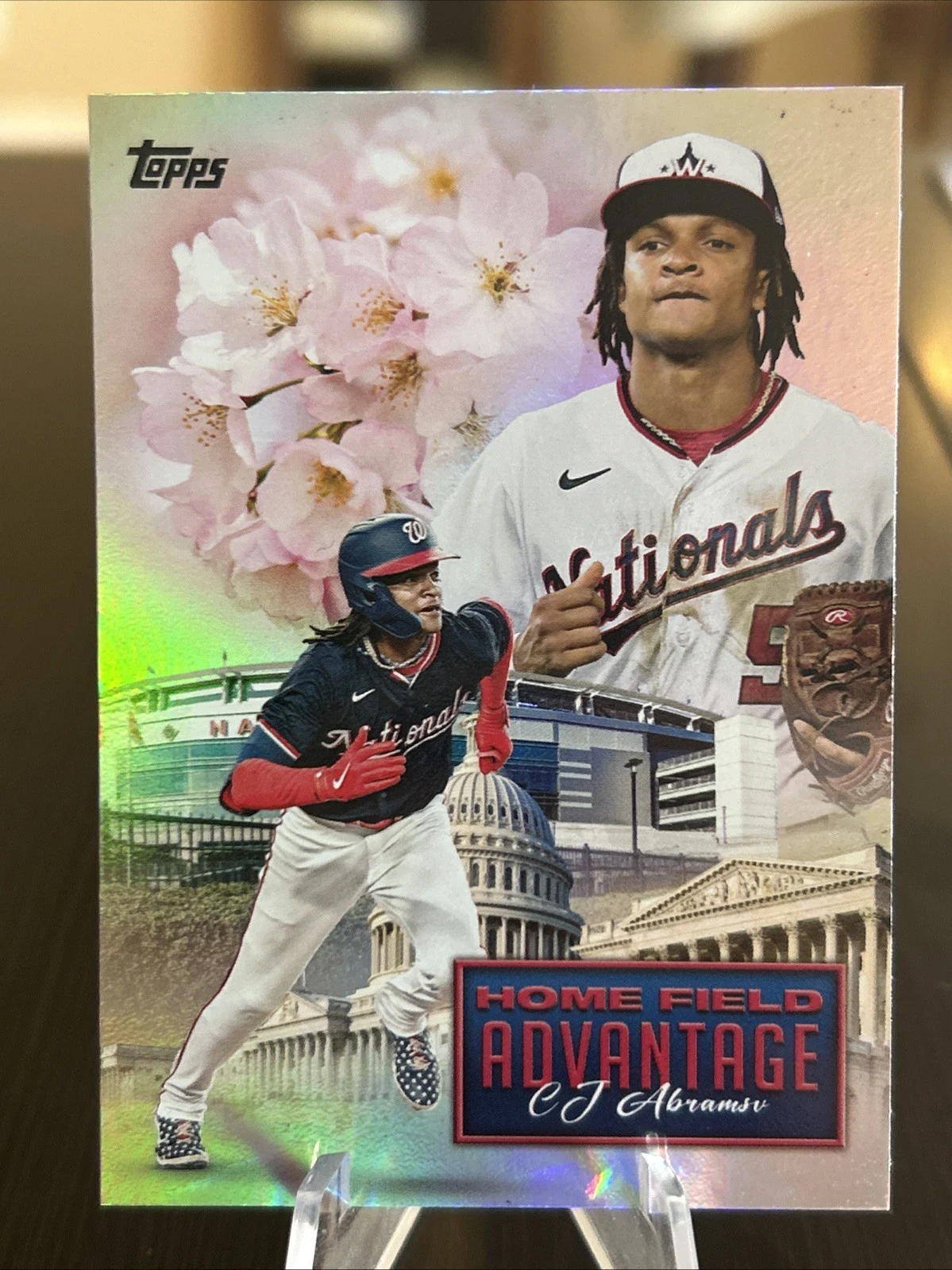 CJ Abrams #HFA-39 2024 Topps Update Series Baseball Home Field Advantage front