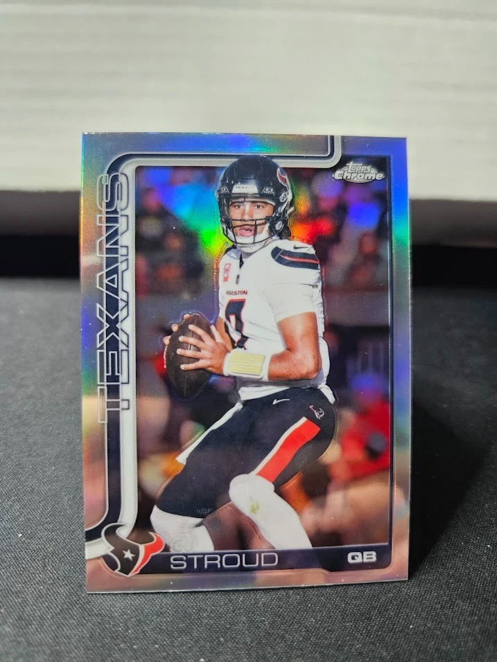 C.J. Stroud 2025 Topps Chrome Football card