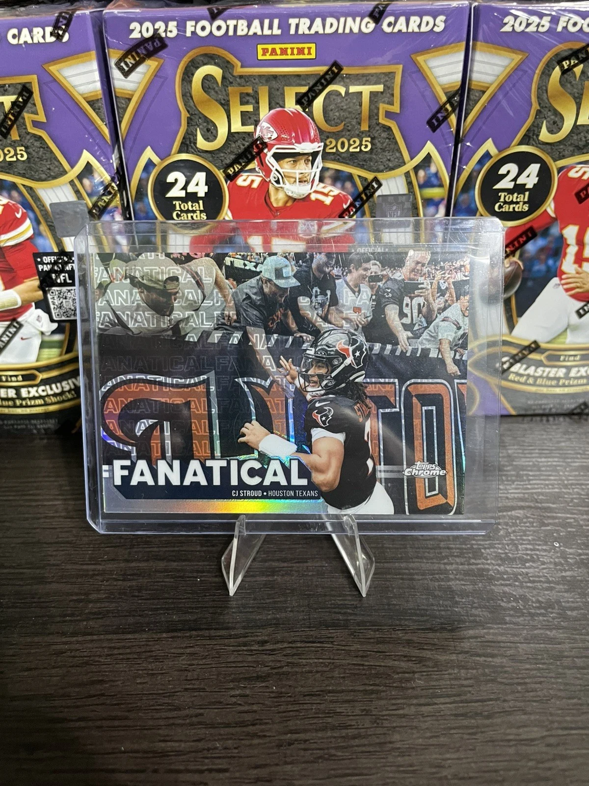 C.J. Stroud 2025 Topps Chrome Football card