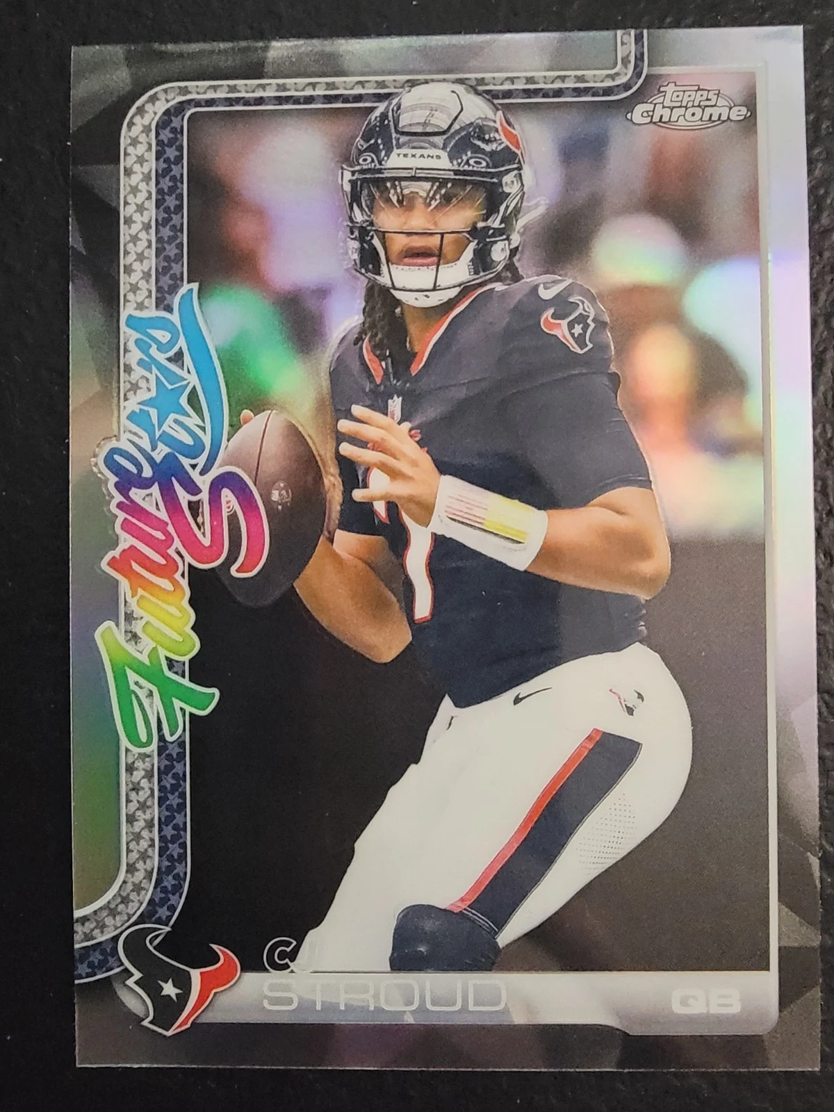 C.J. Stroud 2025 Topps Chrome Football card
